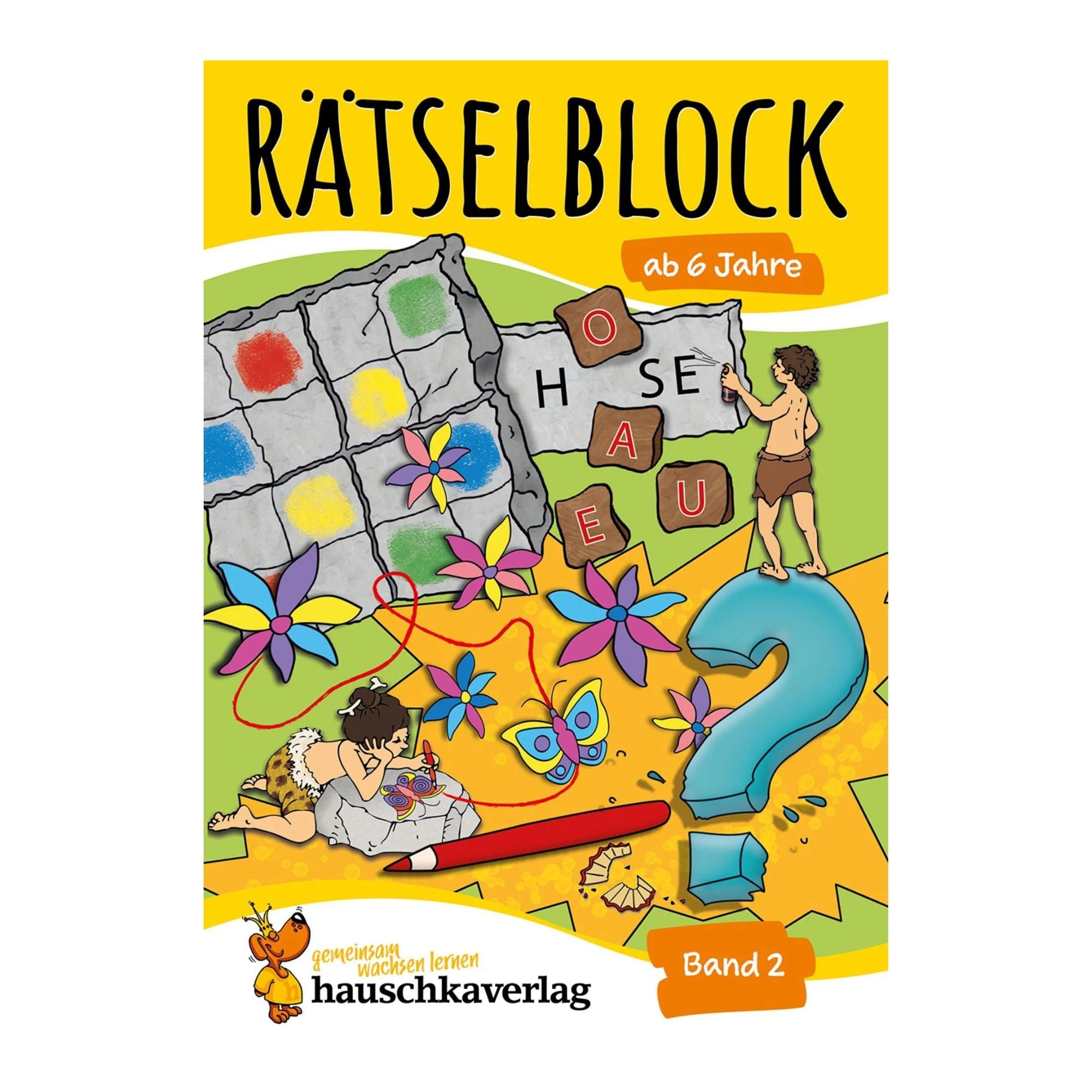 Rätselblock ab 6 Jahre, Band 2 - Nr. 637 Hauschka Verlag - malmichbunt.de