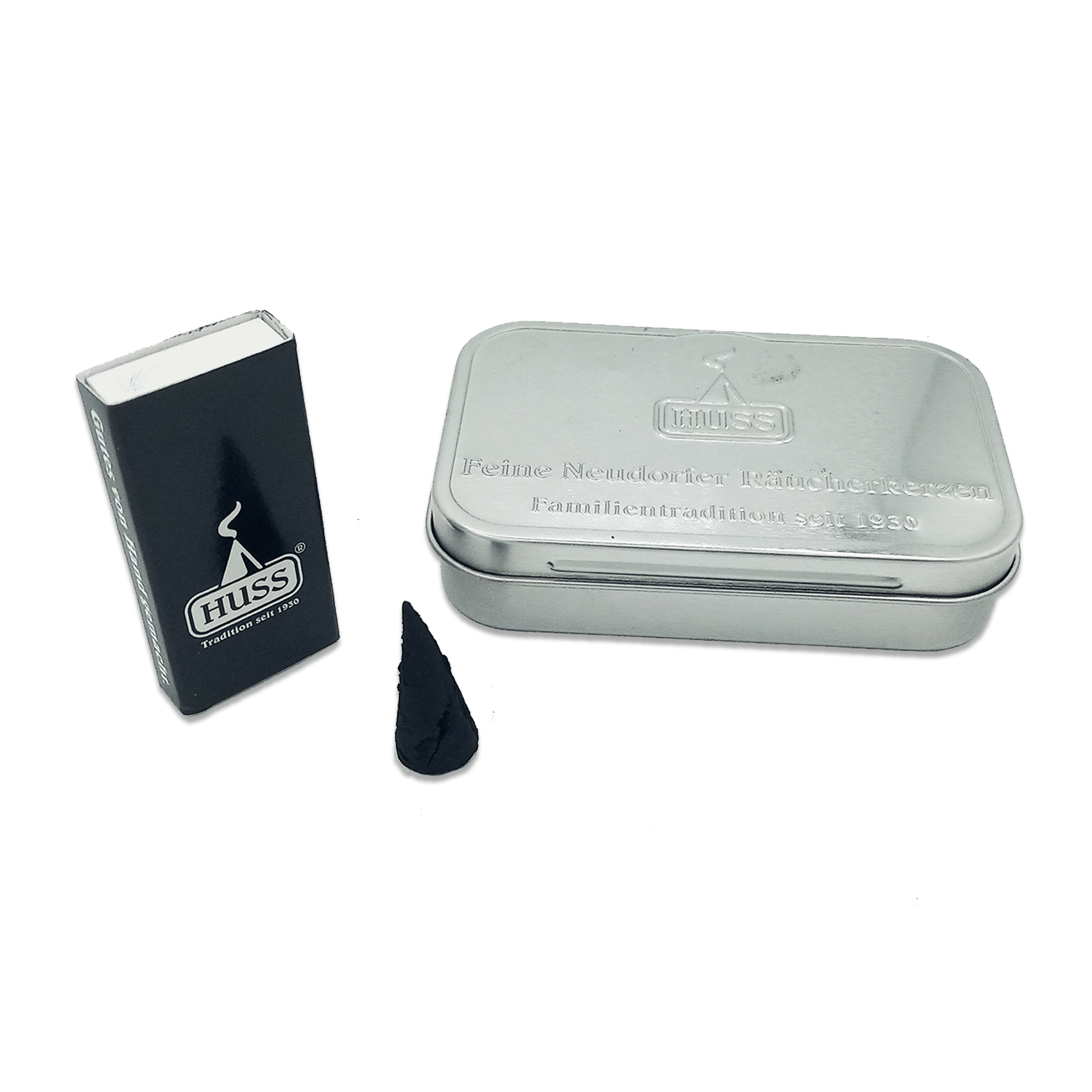 Räucherkerzen Schnupperset - Blechdose klein Huss - malmichbunt.de