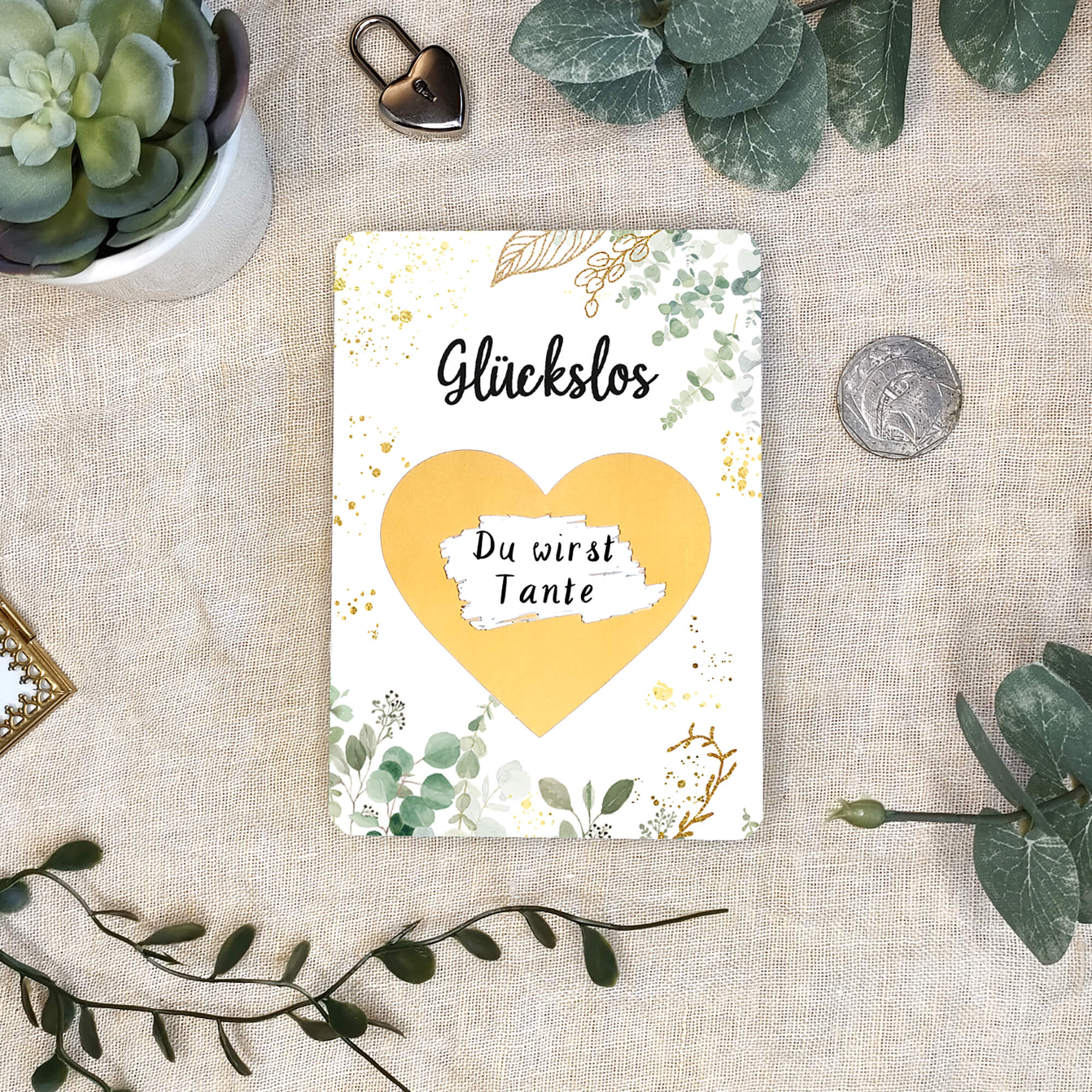 Rubbelkarten "Glückslos" - Euka (5er Set) Jeka - malmichbunt.de