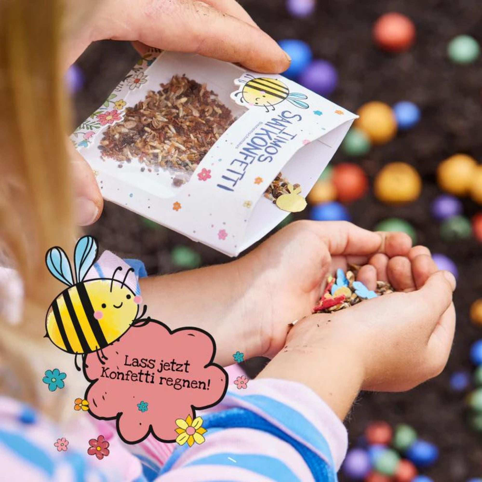 Saatgutkonfetti Die Stadtgärtner - malmichbunt.de