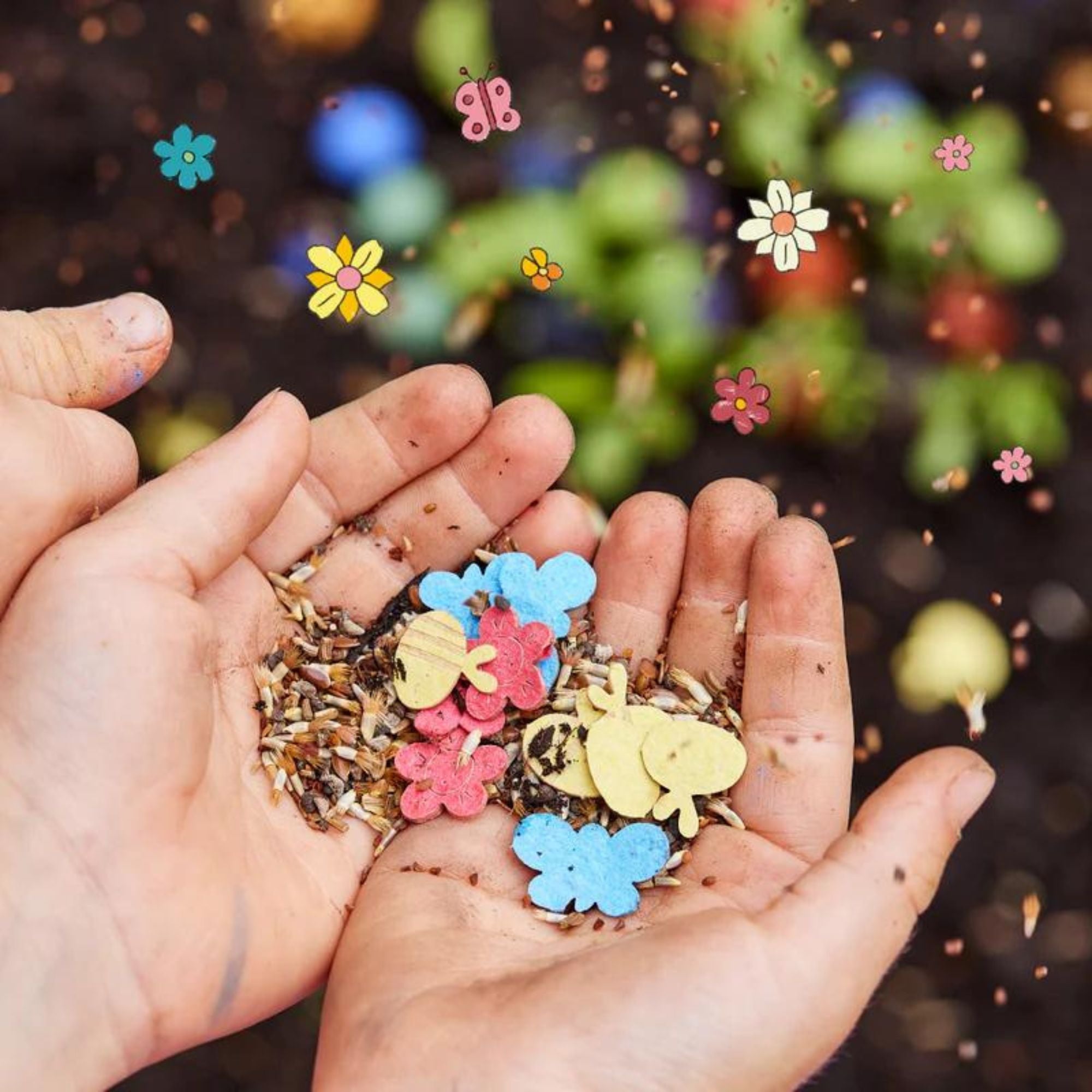 Saatgutkonfetti Die Stadtgärtner - malmichbunt.de