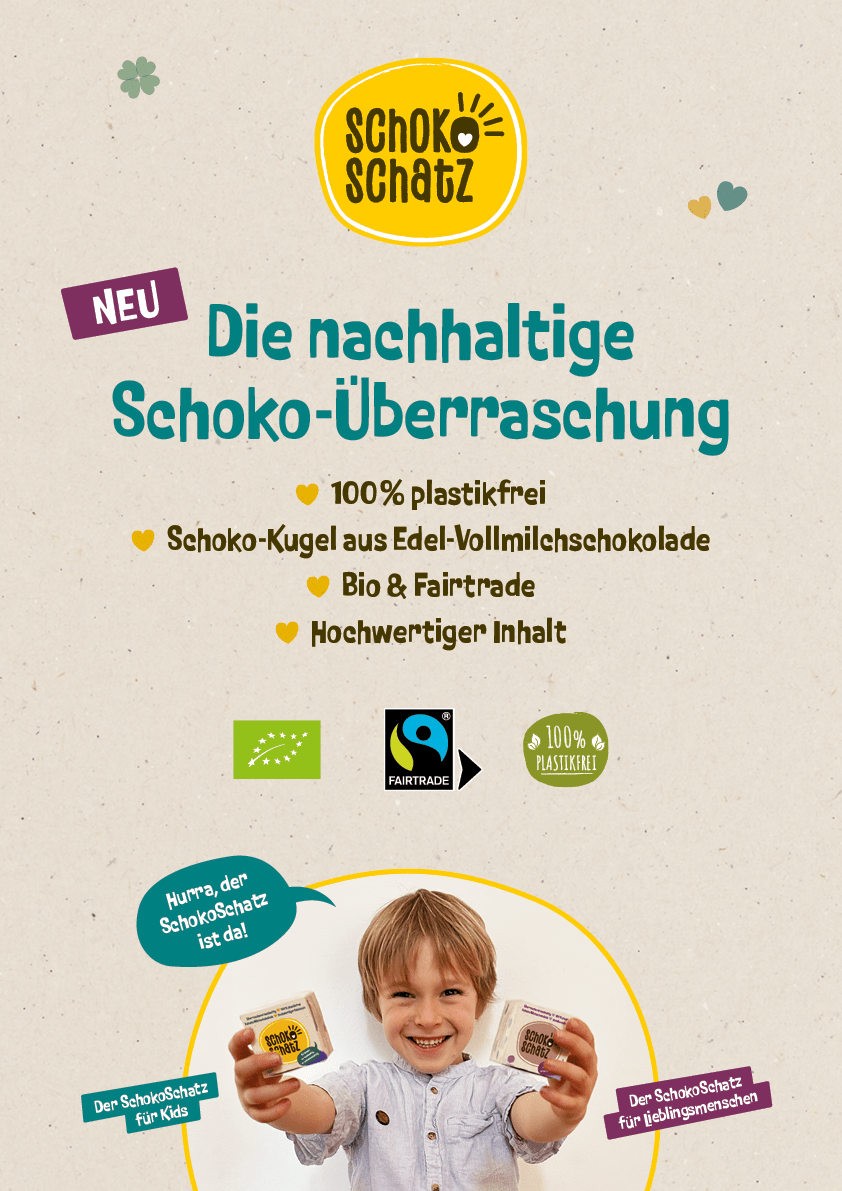 Schokokugel mit Überraschung "Glückssteine" für Ostern SchokoSchatz e.K. - malmichbunt.de