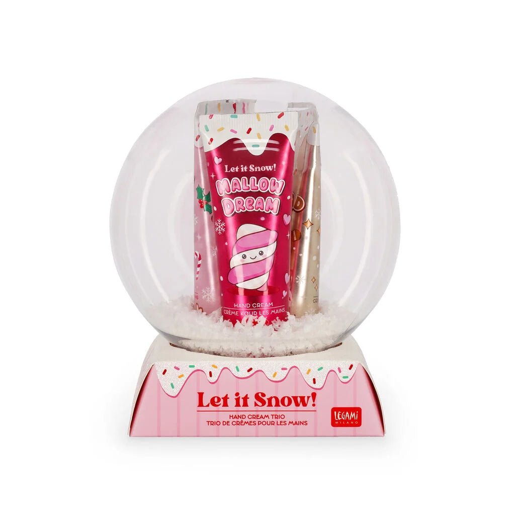 Set mit 3 Handcremes - Let It Snow! Legami - malmichbunt.de