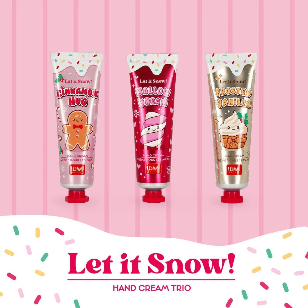 Set mit 3 Handcremes - Let It Snow! Legami - malmichbunt.de