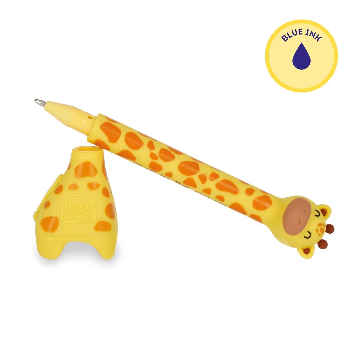 Stand - Ink Ovation - Kugelschreiber mit Standfuß Giraffe Legami - malmichbunt.de