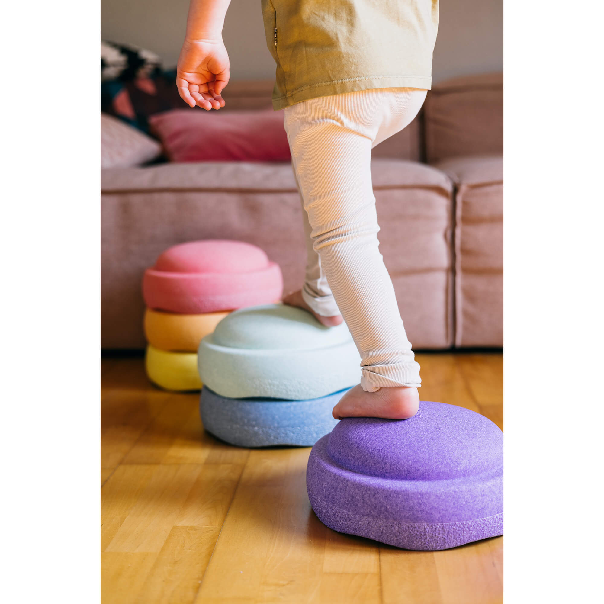 Stapelsteine Rainbow Pastell 6er Set Stapelstein - malmichbunt.de