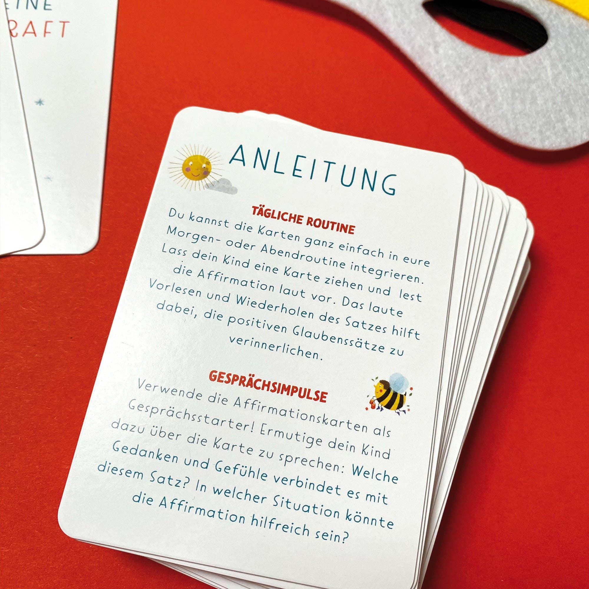 Starke Gedanken – Affirmationskarten für Kinder Rüsselfuchs - malmichbunt.de