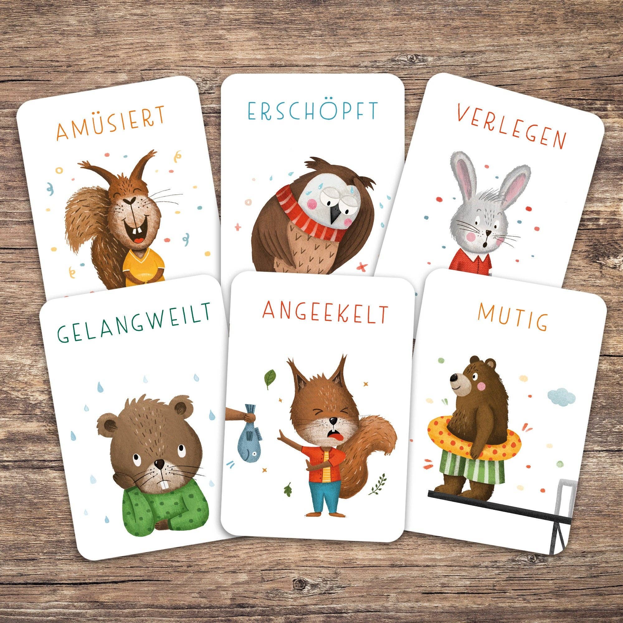Starke Gefühle – Gefühlskarten für Kinder Rüsselfuchs - malmichbunt.de