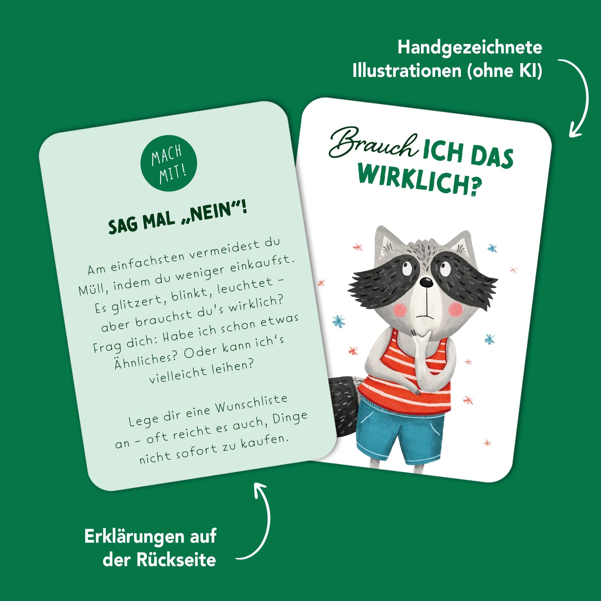 Starke Taten - Kartenspiel für Kinder Rüsselfuchs - malmichbunt.de