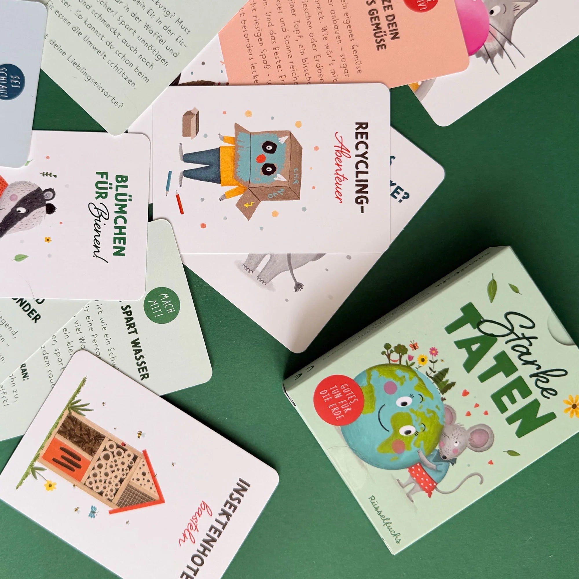Starke Taten - Kartenspiel für Kinder Rüsselfuchs - malmichbunt.de