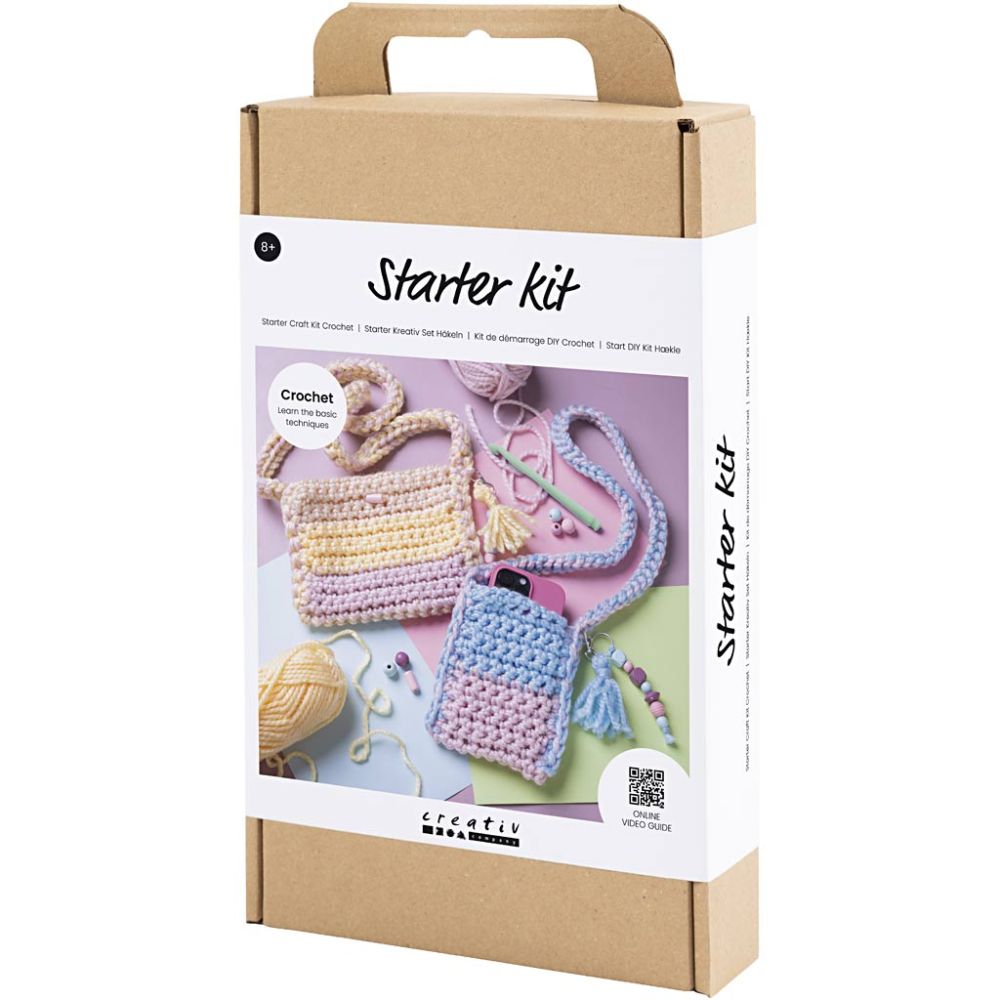 Starter Kreativ Set Häkeln – Stylische Taschen selber häkeln Creativ Company - malmichbunt.de