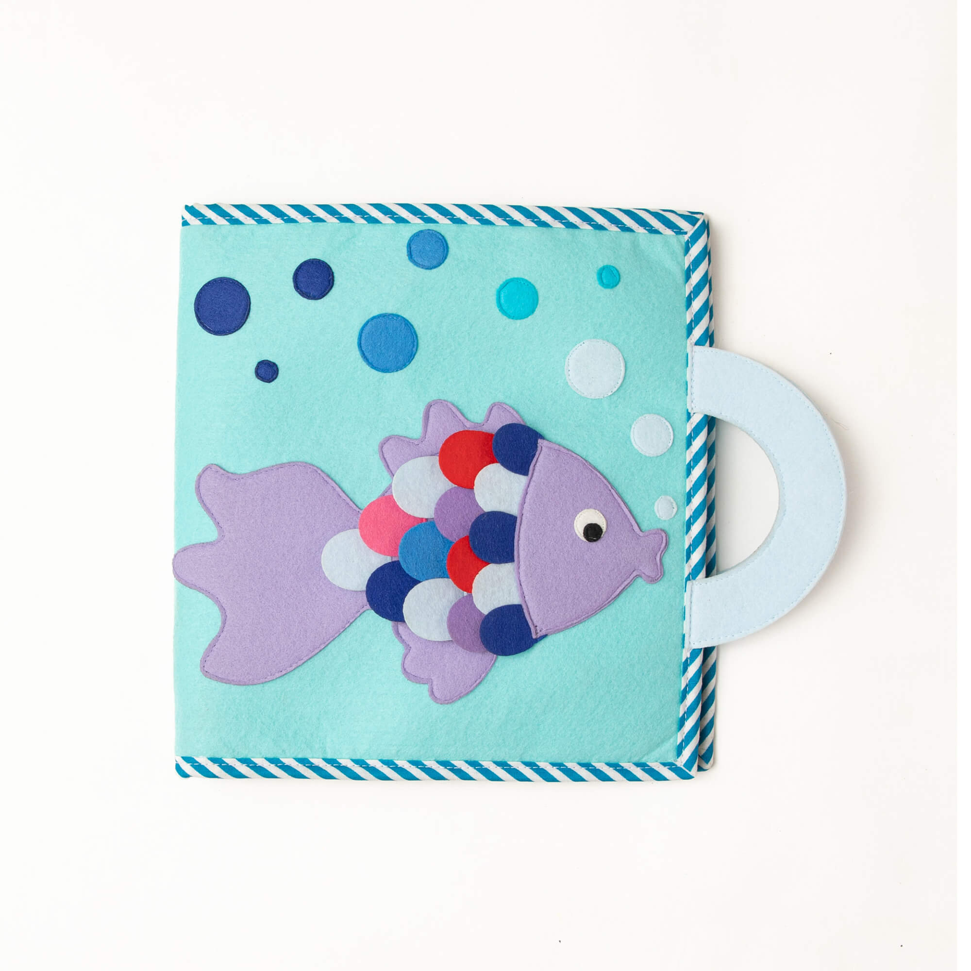 Stoffbuch "Magischer Fisch" (ab 2 Jahren) Jolly Designs - malmichbunt.de