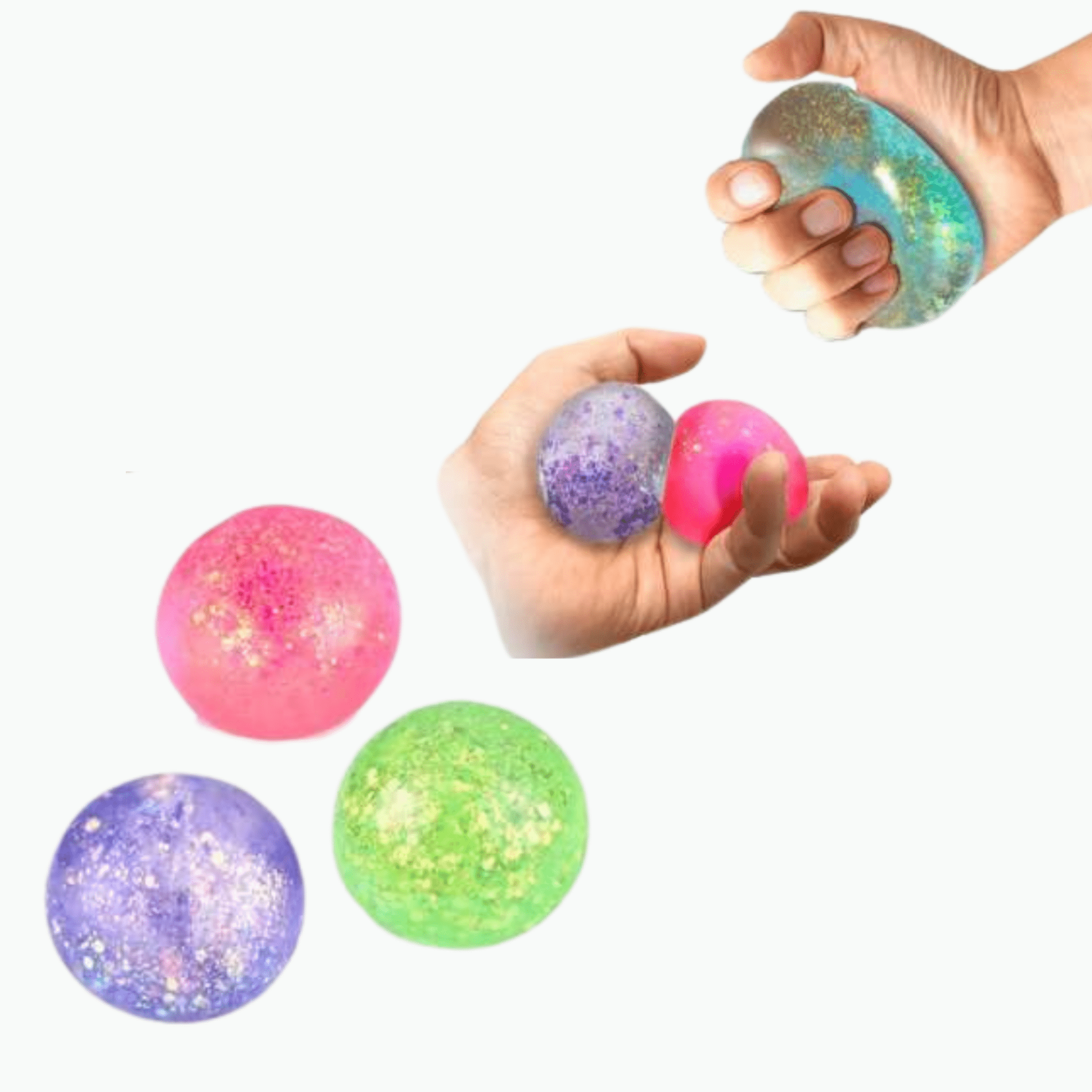 Strechty Glitzer Ball Fun Trading GmbH - malmichbunt.de