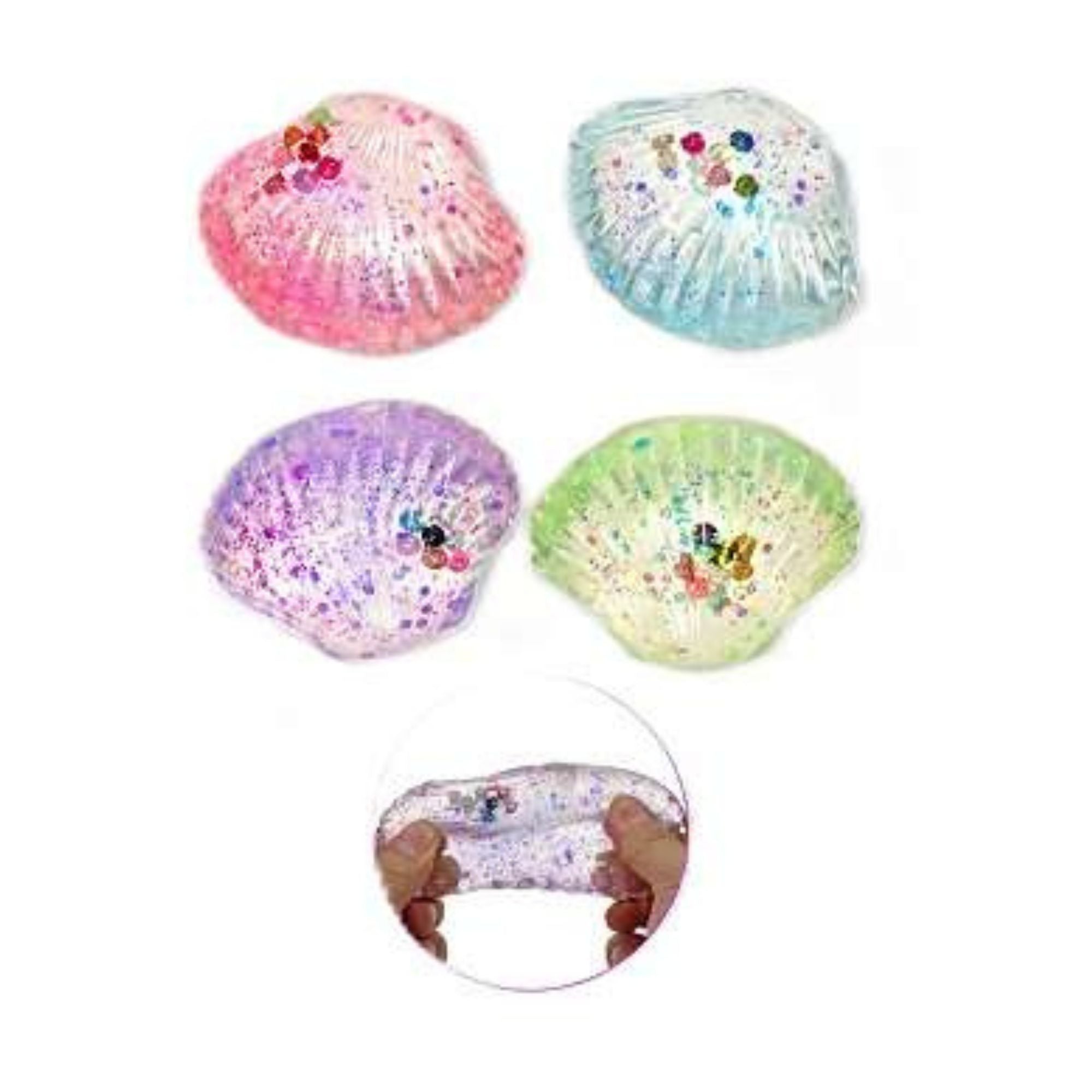 Stretchy Glitzer Muschel - Antistress Funtrading - malmichbunt.de