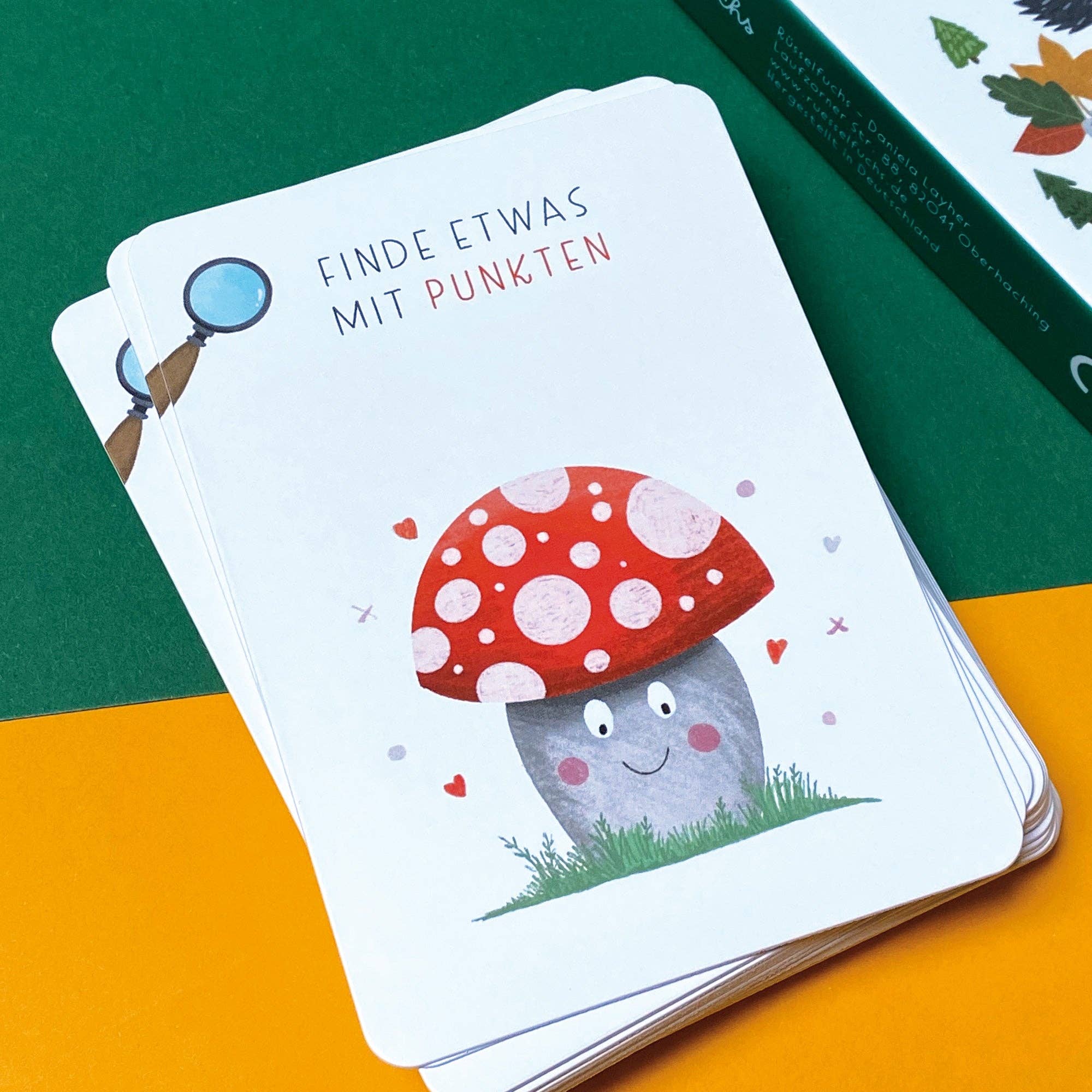 Suchen & Finden – Entdeckerkarten für Kinder Rüsselfuchs - malmichbunt.de