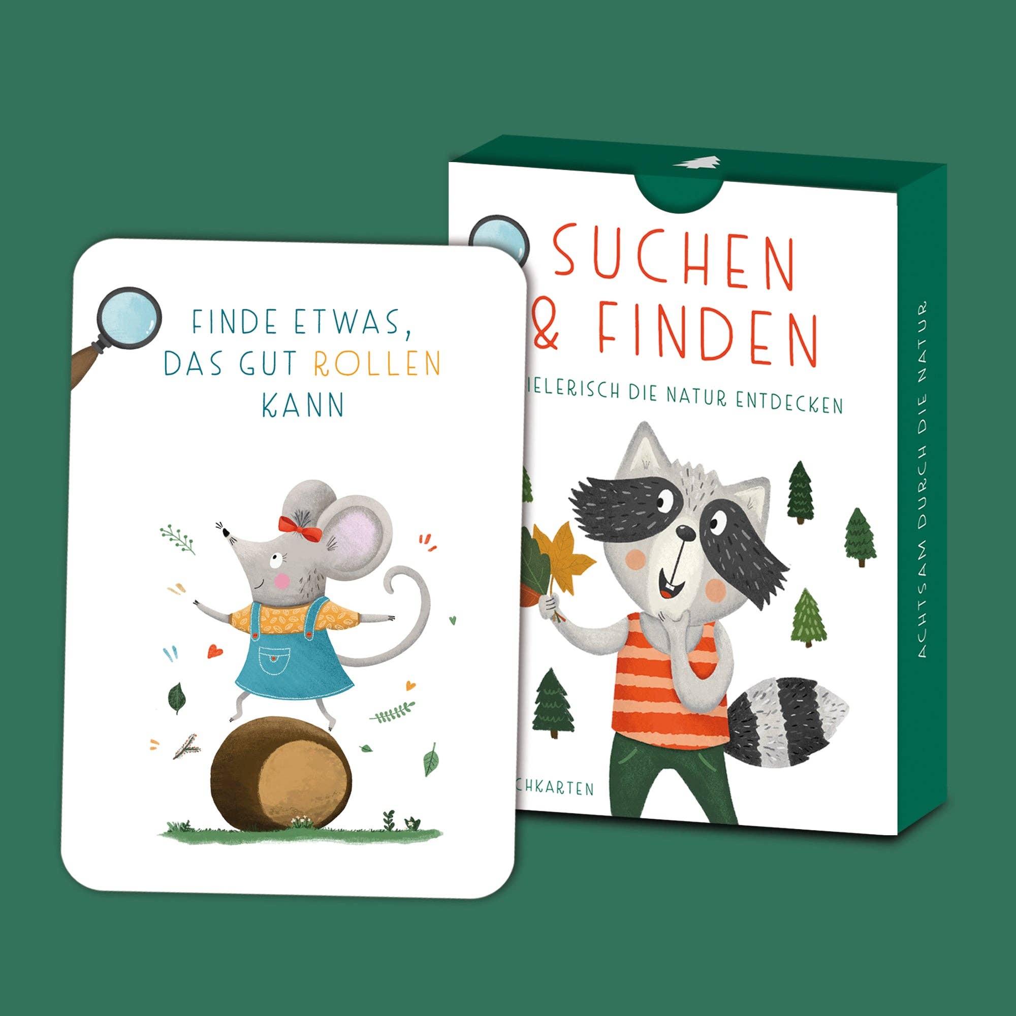 Suchen & Finden – Entdeckerkarten für Kinder Rüsselfuchs - malmichbunt.de