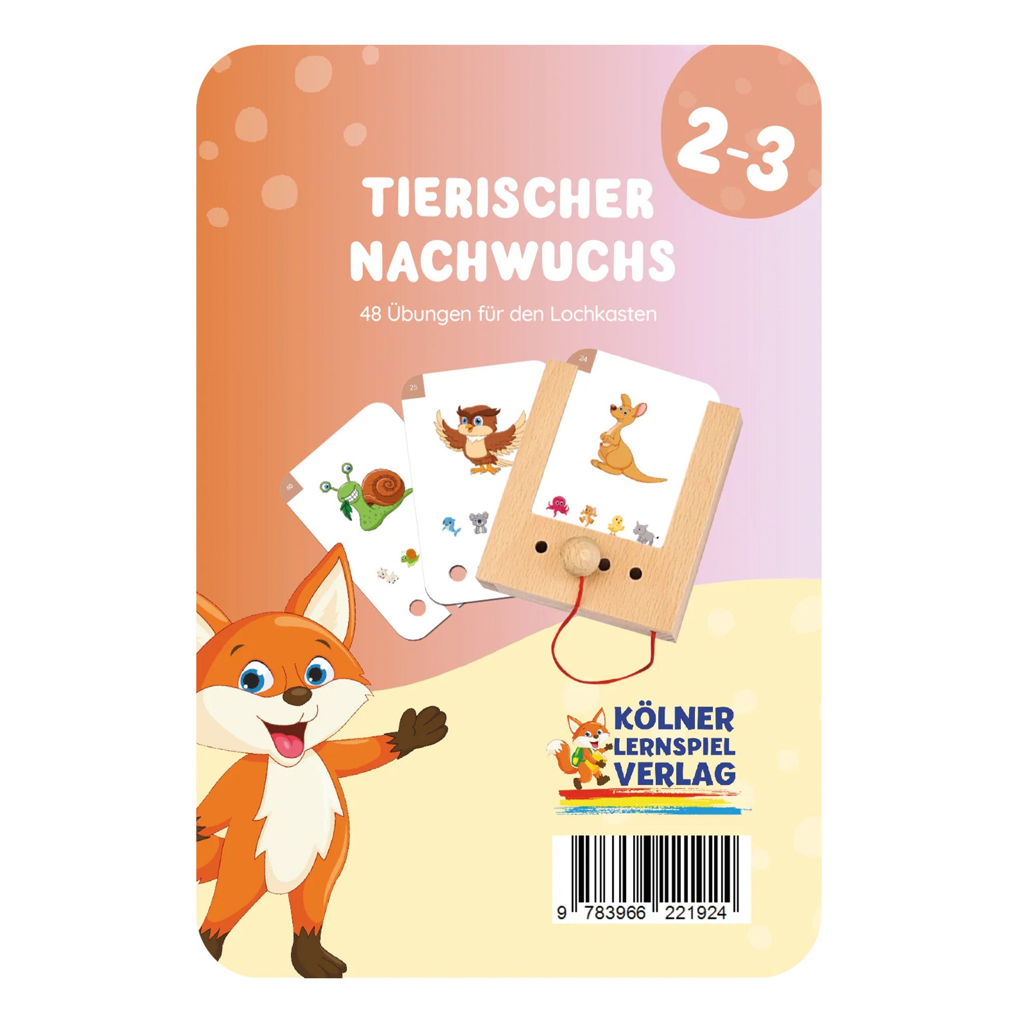 Tierischer Nachwuchs - Übungen für den Lochkasten Lernspielverlag - malmichbunt.de