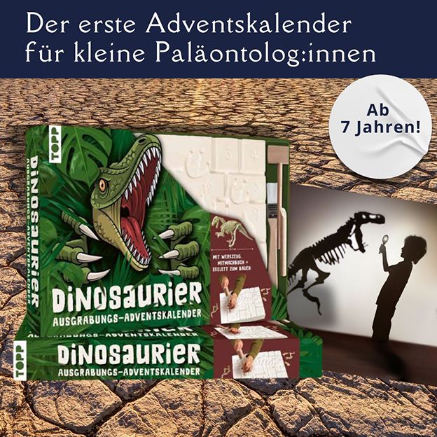 Topp Verlag Ausgrabungsadventskalender - Dinosaurier