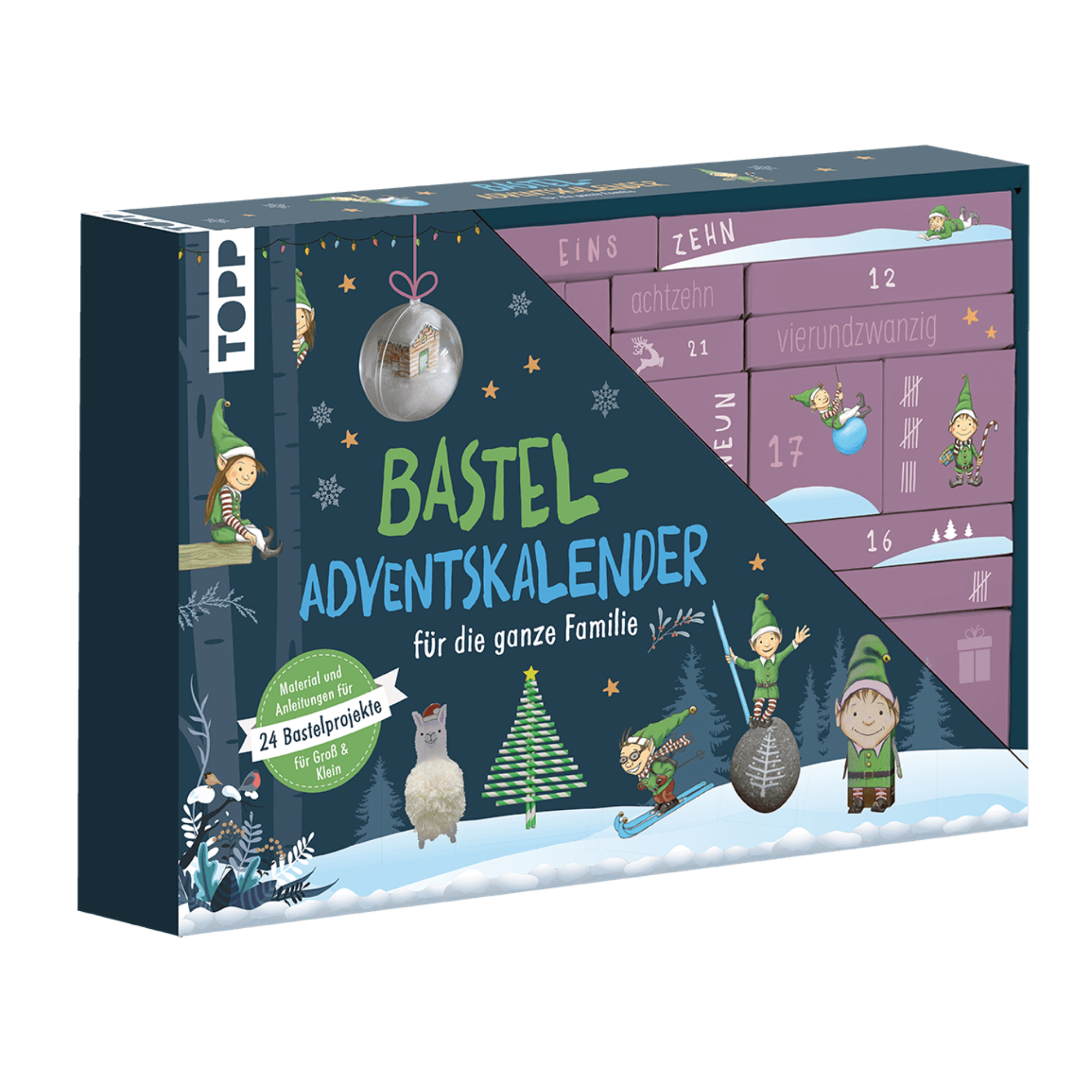Topp Verlag Familien Bastel-Adventskalender