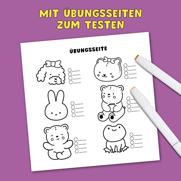 Topp Verlag - Malbuch "Cute Christmas" TOPP Verlag - malmichbunt.de
