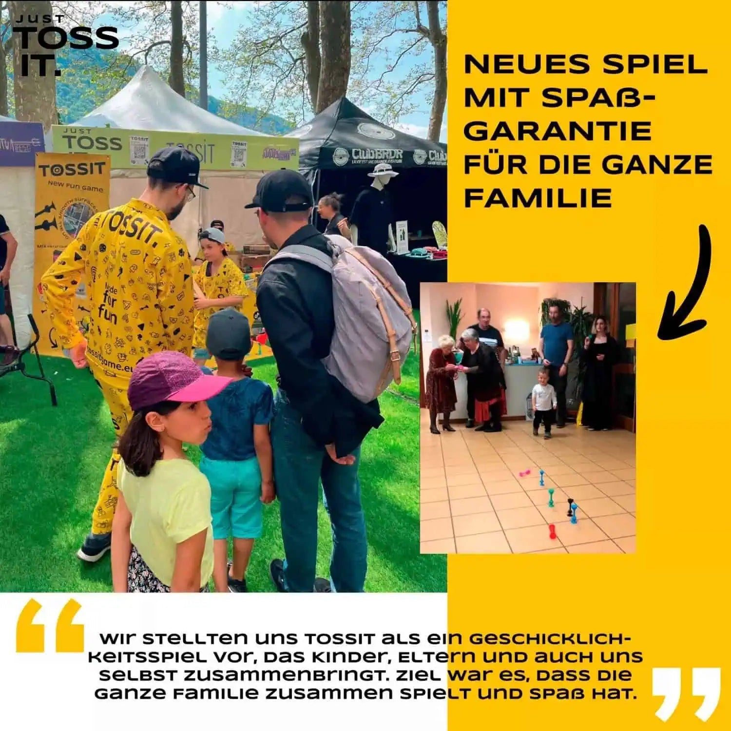 TOSSIT FAMILY PACK - Dartspiel (Rot – Türkis – Blau – Gelb) TOSSIT - malmichbunt.de