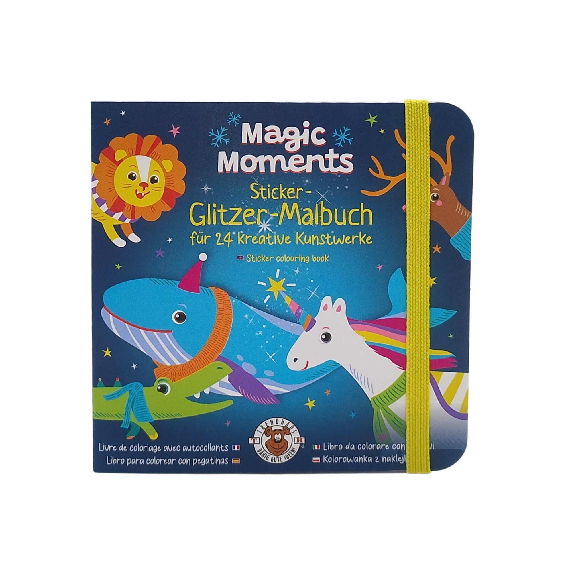 Magic Moments - Sticker Glitzer - Malbuch