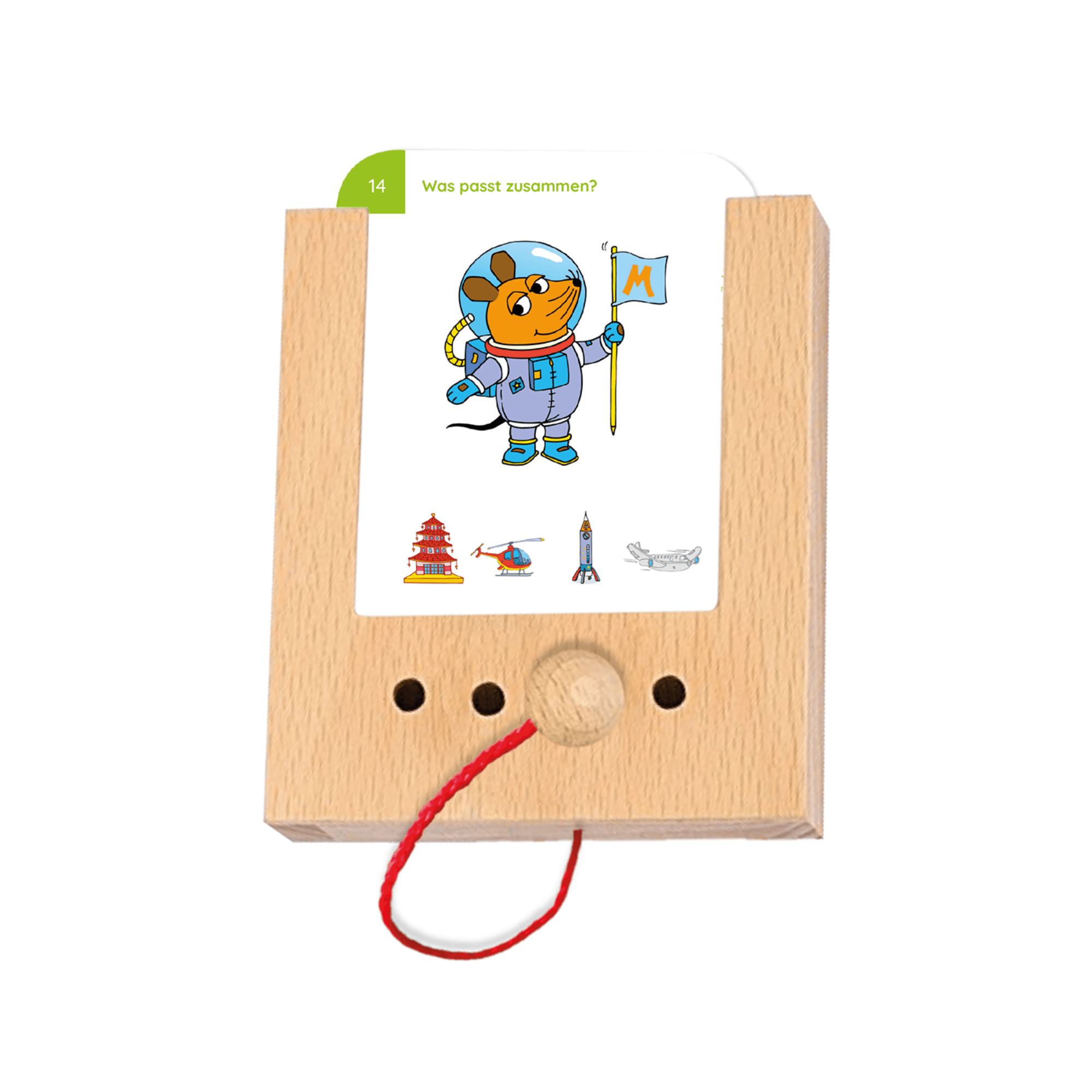 Unterwegs mit der Maus 3 - 4+ - Übungen für den Lochkasten Lernspielverlag - malmichbunt.de