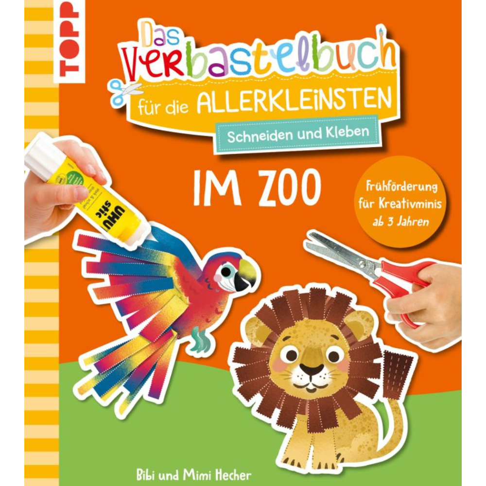 Verbastelbuch für die Allerkleinsten: im Zoo TOPP Verlag - malmichbunt.de