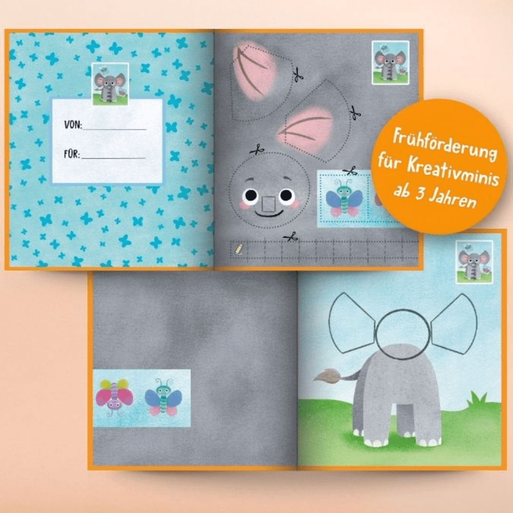 Verbastelbuch für die Allerkleinsten: im Zoo TOPP Verlag - malmichbunt.de