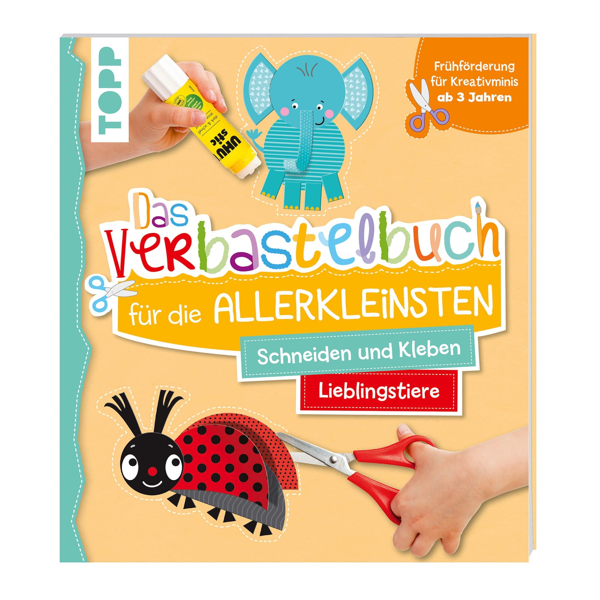 Verbastelbuch für die Allerkleinsten: Lieblingstiere TOPP Verlag - malmichbunt.de