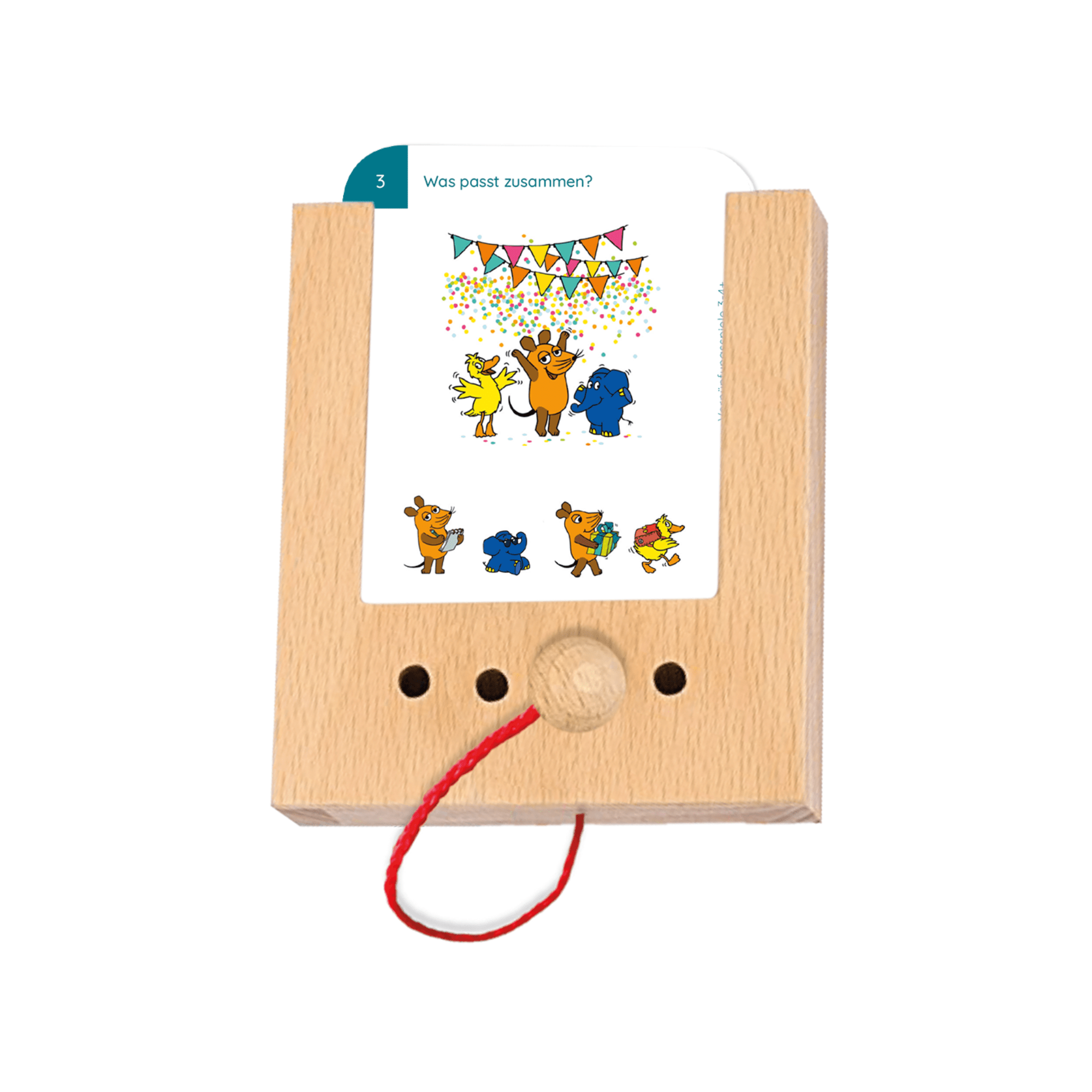 Verknüpfungsspiele mit der Maus 3 - 4+ - Übungen für den Lochkasten Lernspielverlag - malmichbunt.de