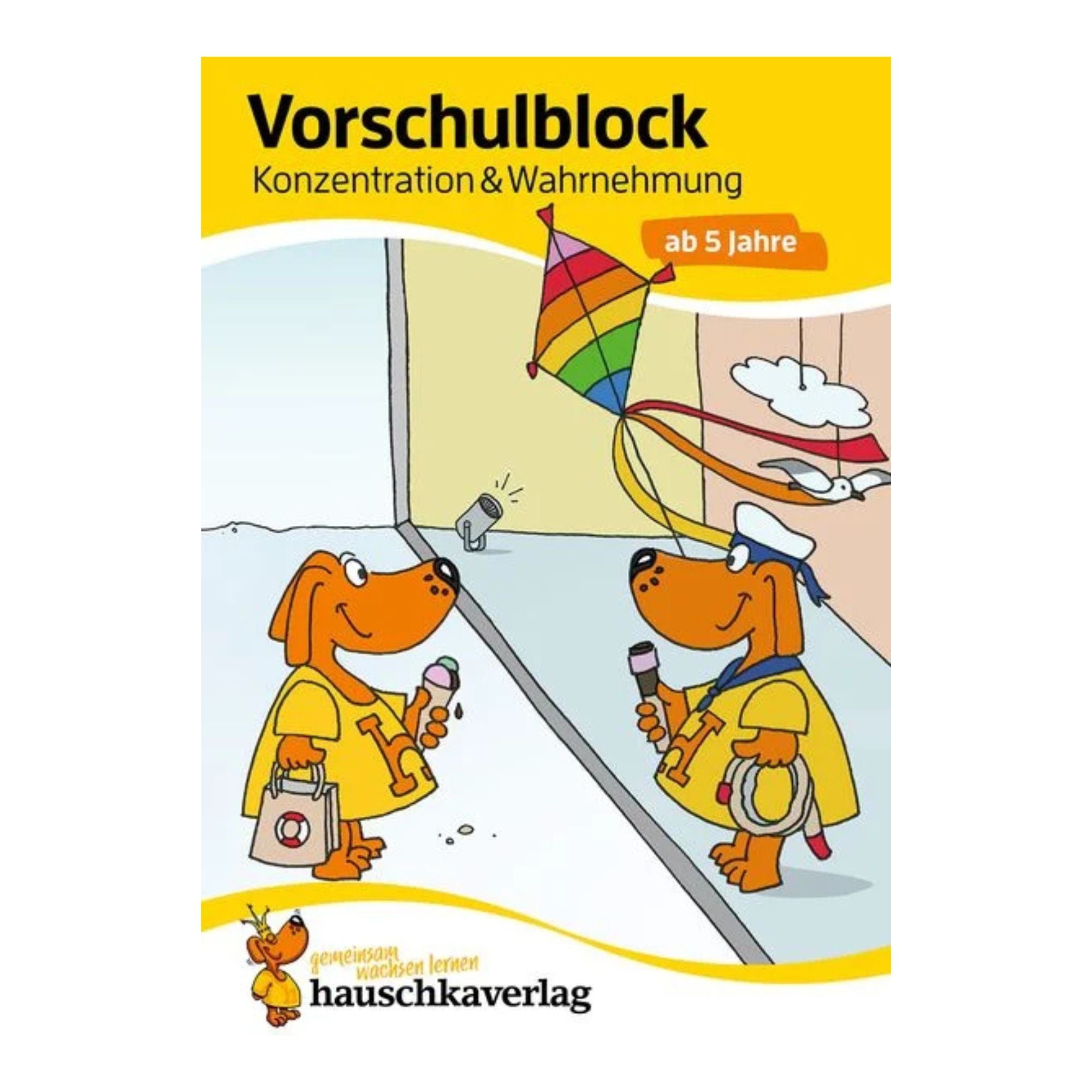 Vorschulblock – Konzentration und Wahrnehmung ab 5 Jahre - Nr. 623 Hauschka Verlag - malmichbunt.de