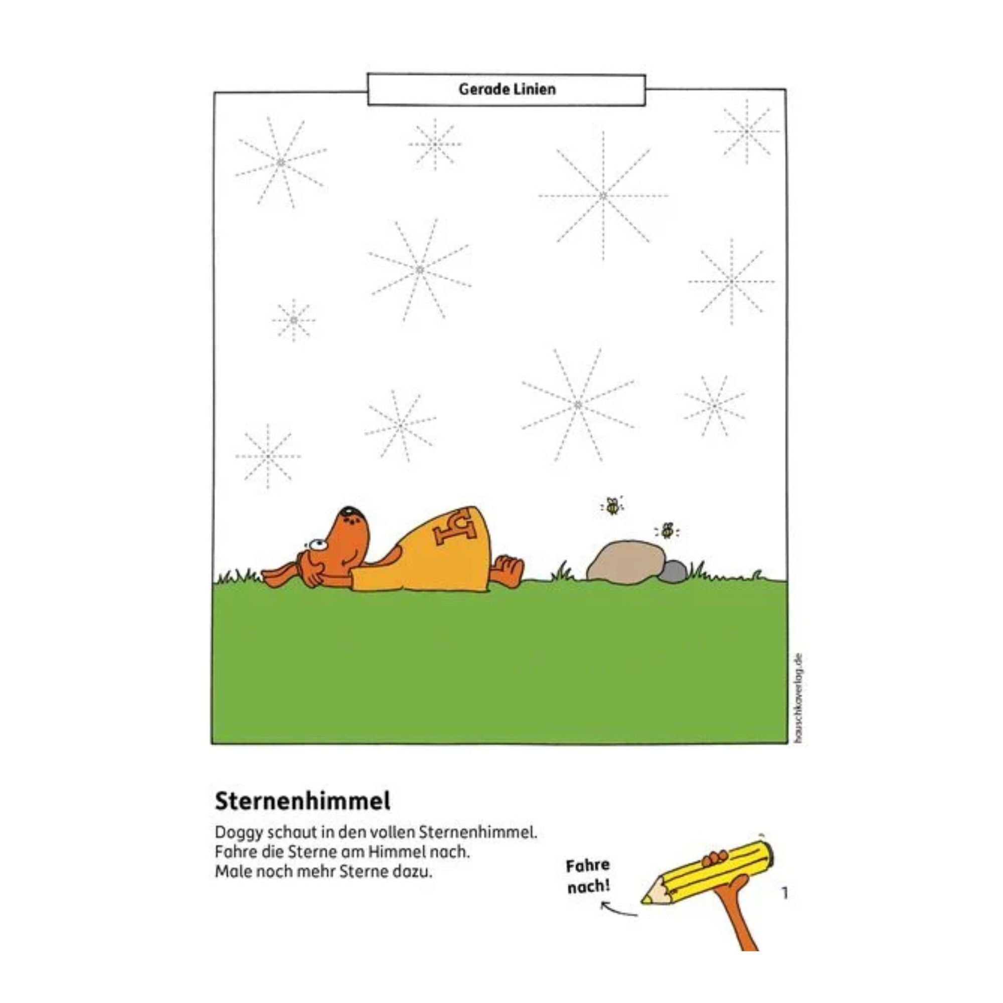 Vorschulblock – Schwungübungen ab 5 Jahre - Nr. 626 Hauschka Verlag - malmichbunt.de