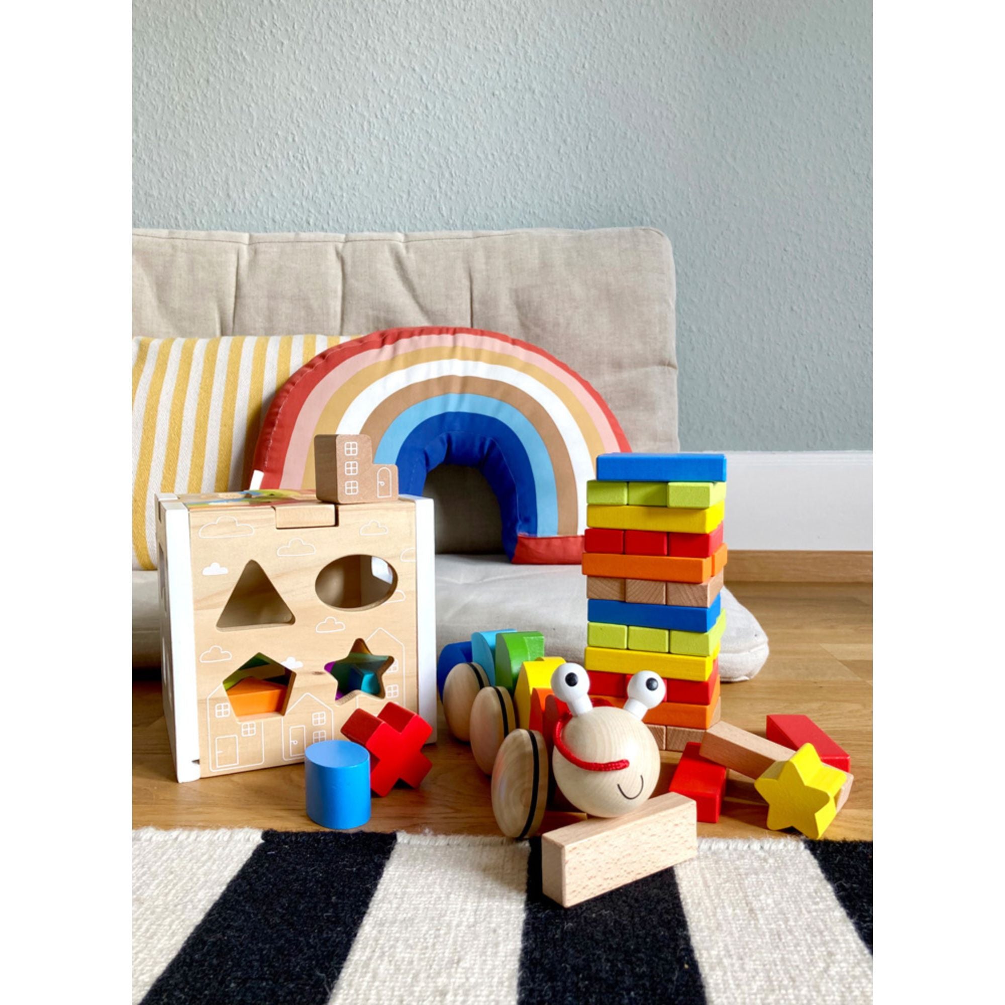 Wackelturm Regenbogen Small foot - malmichbunt.de