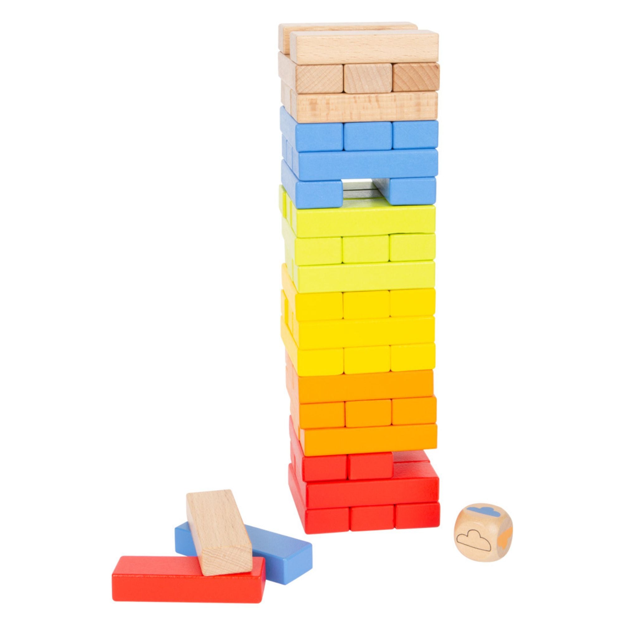 Wackelturm Regenbogen Small foot - malmichbunt.de