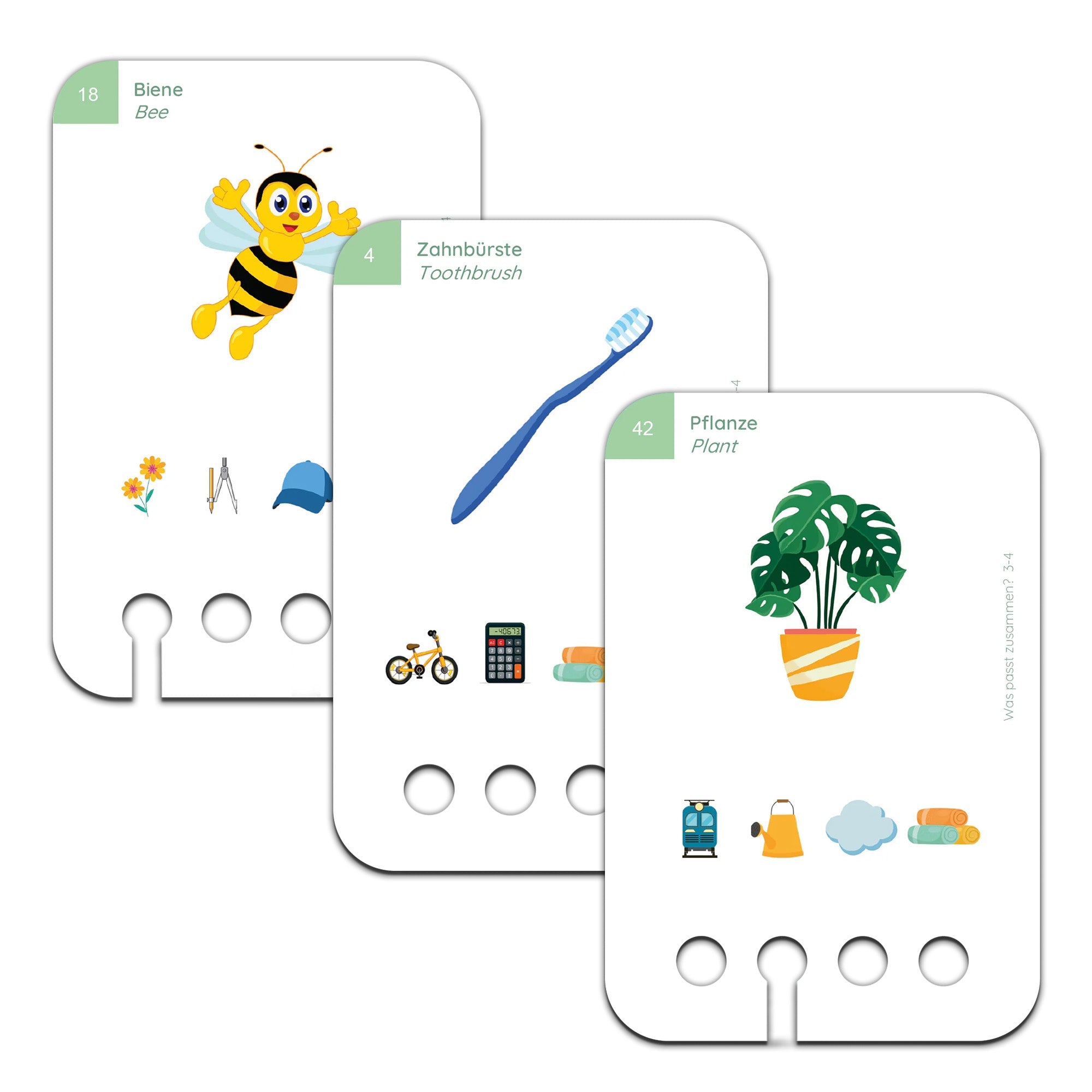 Was passt zusammen? - Übungen für den Lochkasten Lernspielverlag - malmichbunt.de