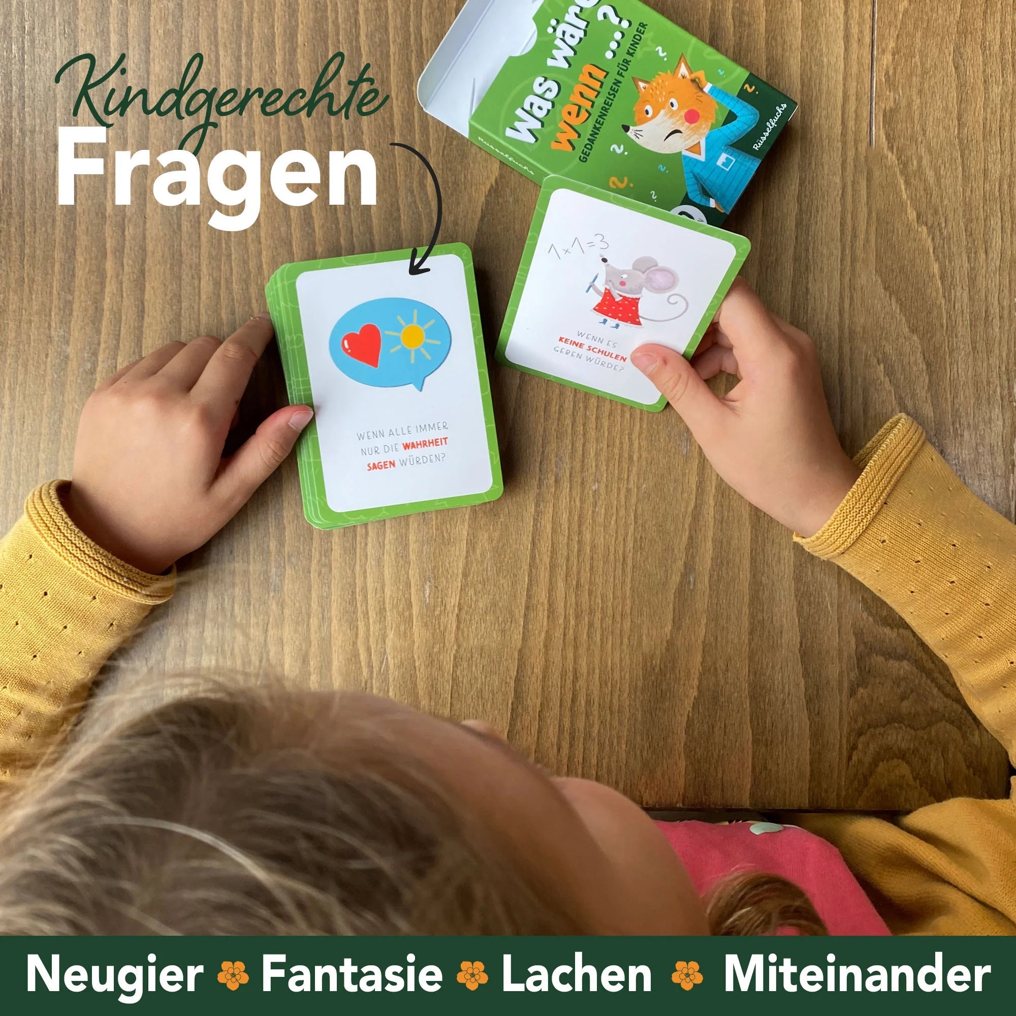 Was wäre wenn …? – Kartenspiel für Kinder Rüsselfuchs - malmichbunt.de