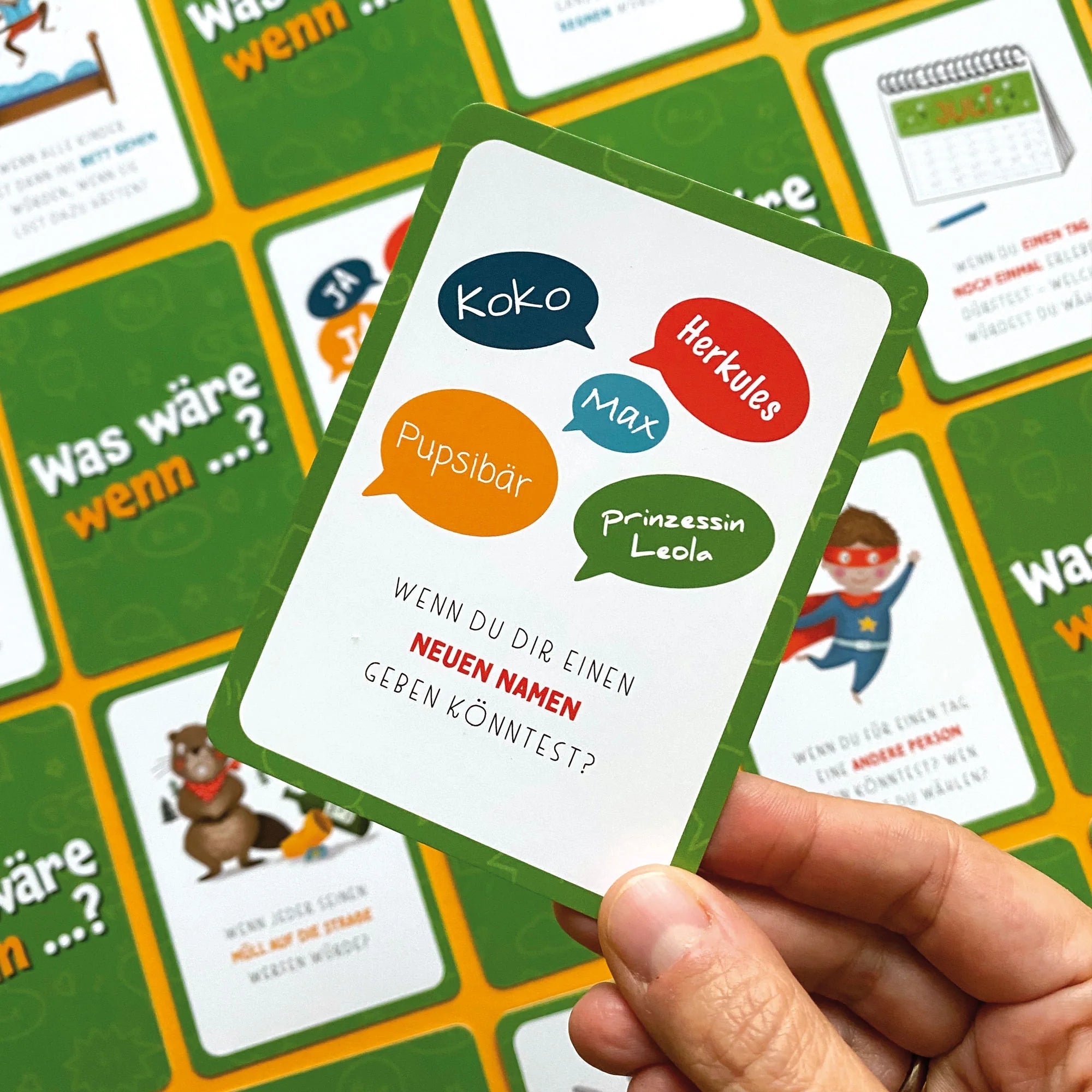 Was wäre wenn …? – Kartenspiel für Kinder Rüsselfuchs - malmichbunt.de