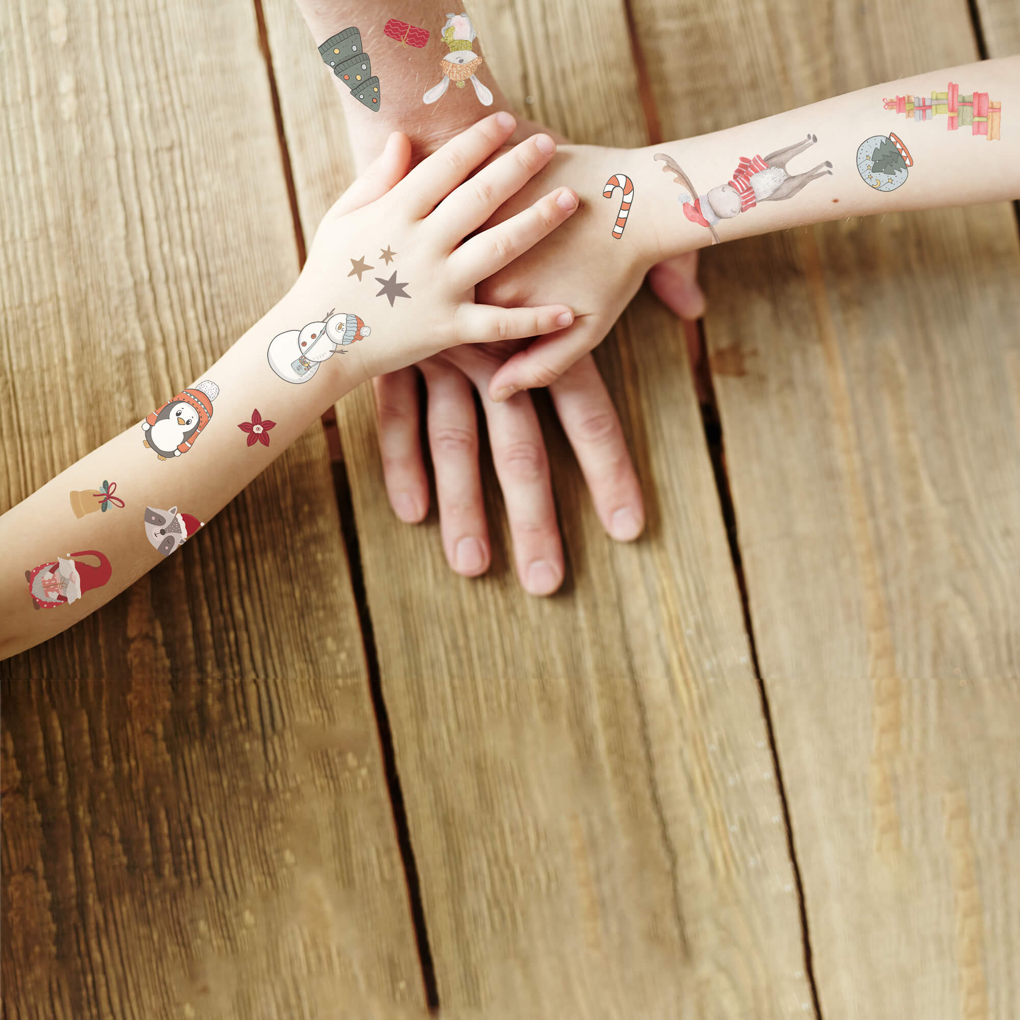 Weihnachten Kindertattoos Jeka - malmichbunt.de