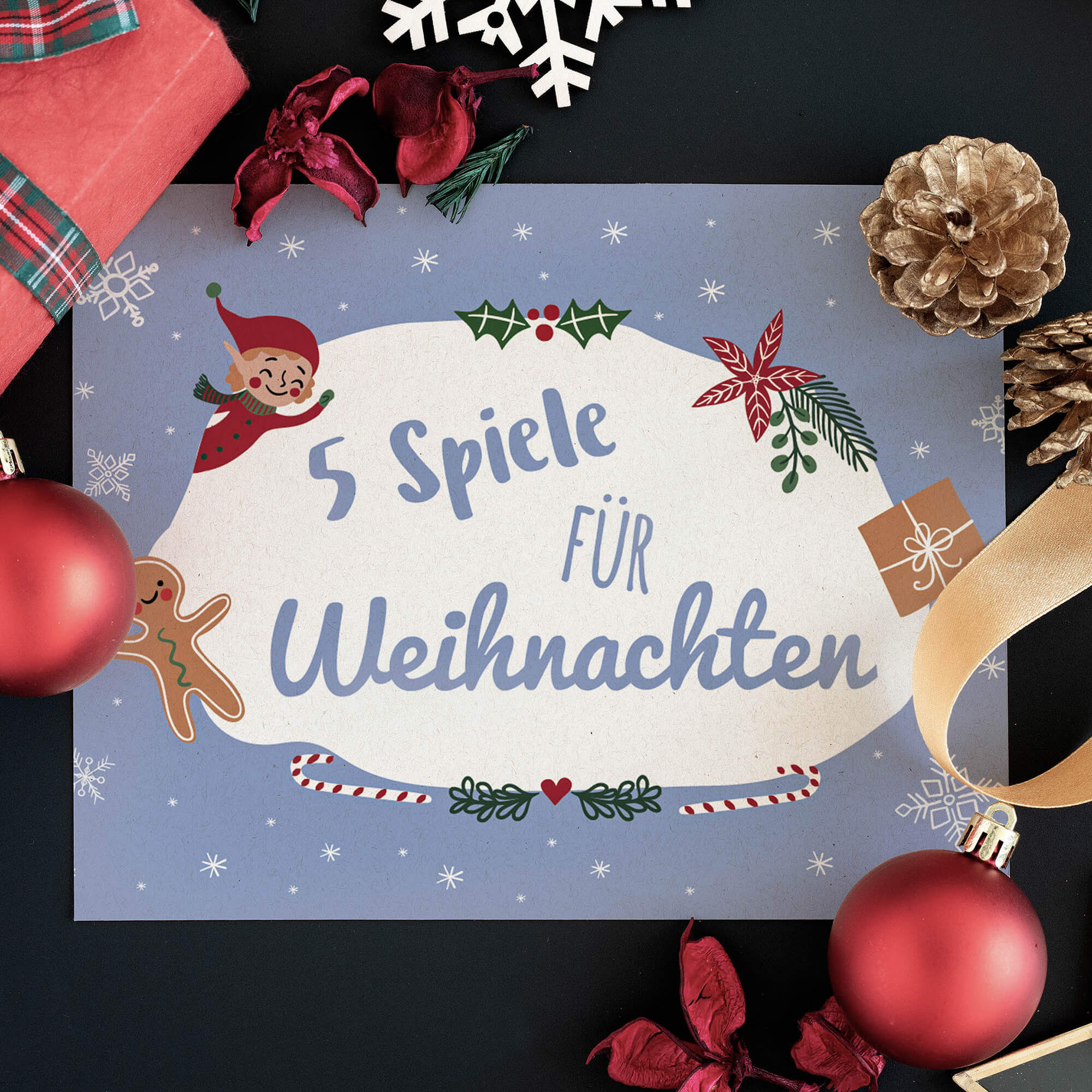 Weihnachtsspiele - Set Elf Jeka - malmichbunt.de