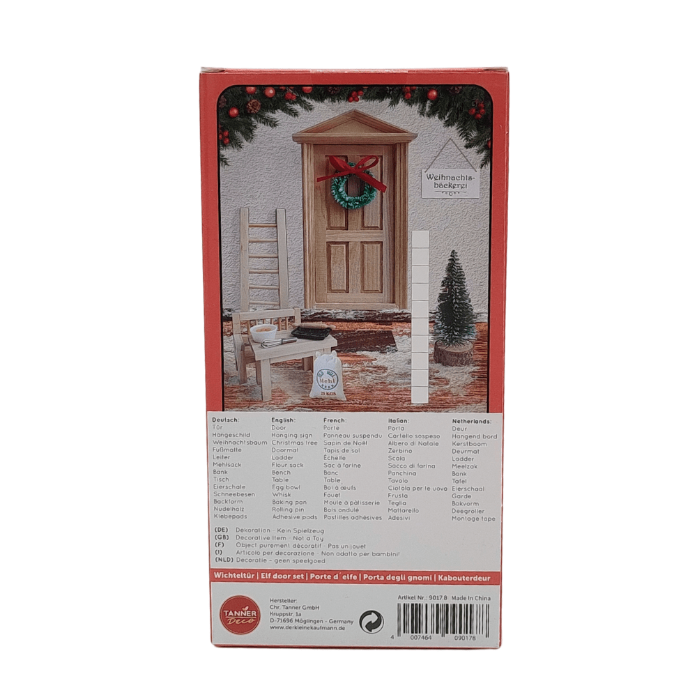 Wichteltür "Weihnachtsbäckerei" OBILO - malmichbunt.de