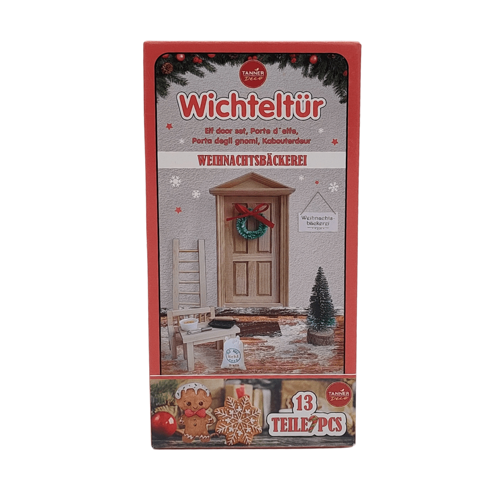 Wichteltür "Weihnachtsbäckerei" OBILO - malmichbunt.de