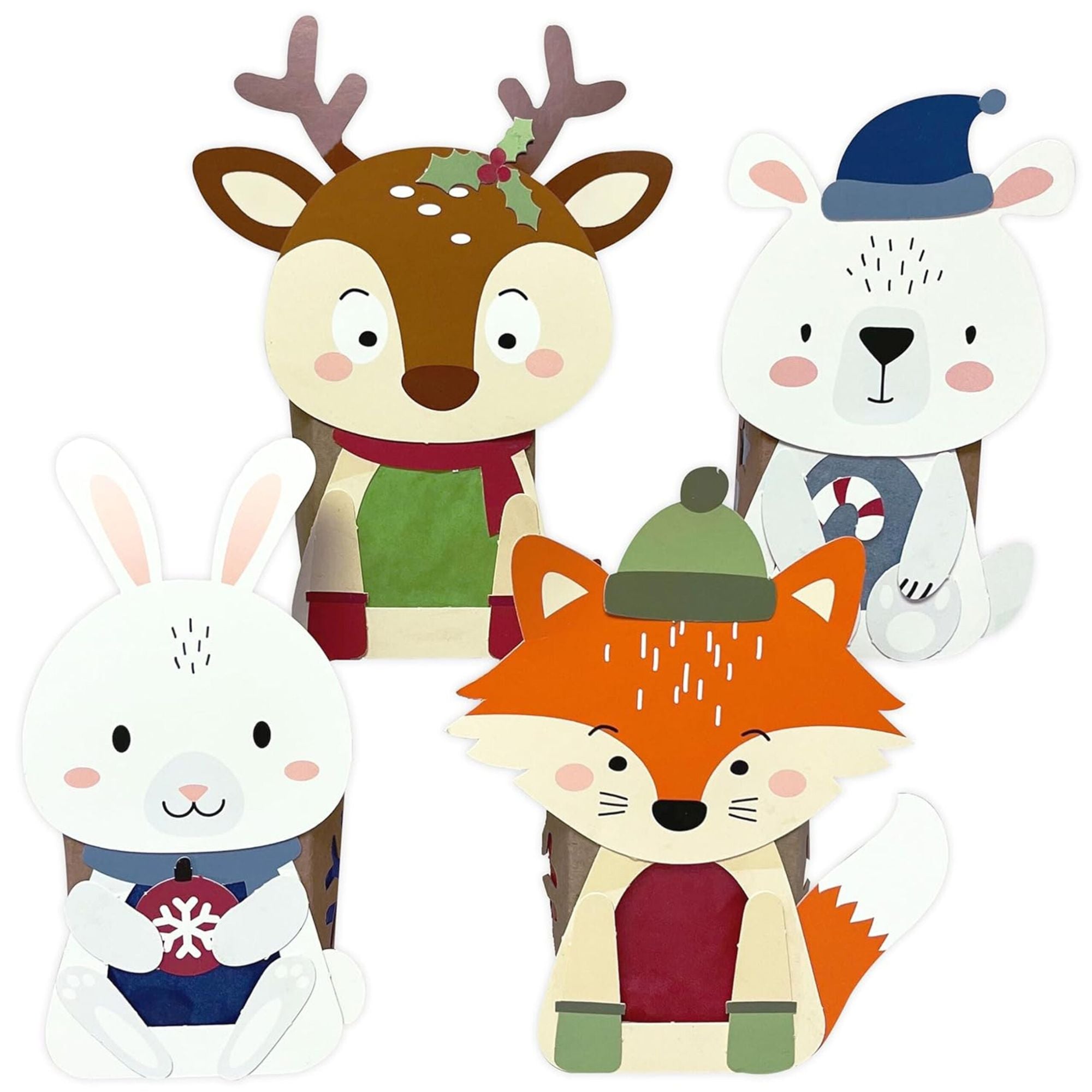 Windlichter Wintertiere Papierdrachen - malmichbunt.de