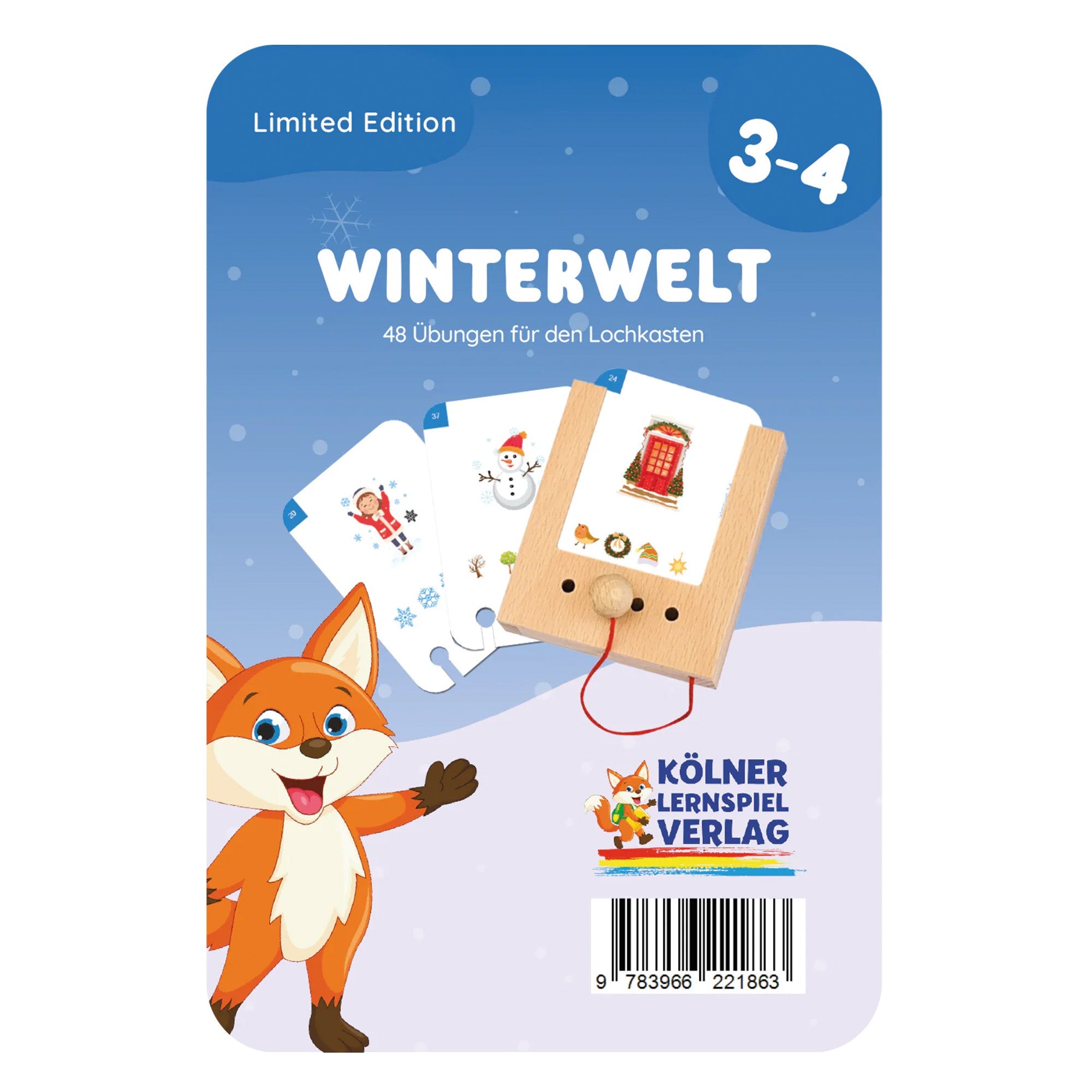 Winterwelt - Übungen für den Lochkasten Lernspielverlag - malmichbunt.de
