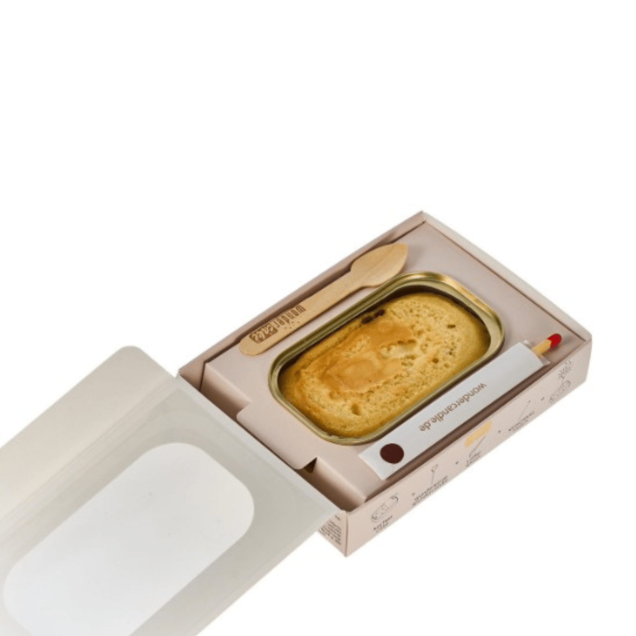 Wondercake Deluxe Happy Birthday, Weiß/Rosa/Gold Wondercandle - malmichbunt.de