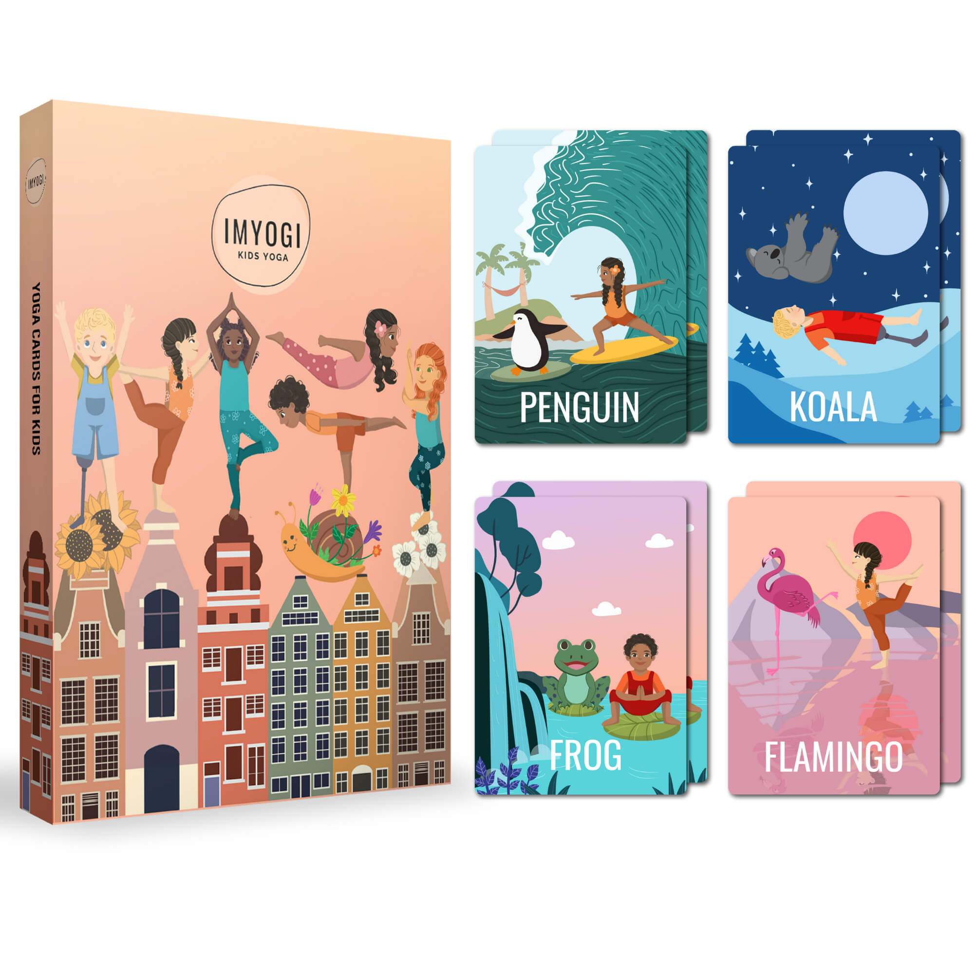 Yoga - Karten für Kinder IMYOGI - malmichbunt.de