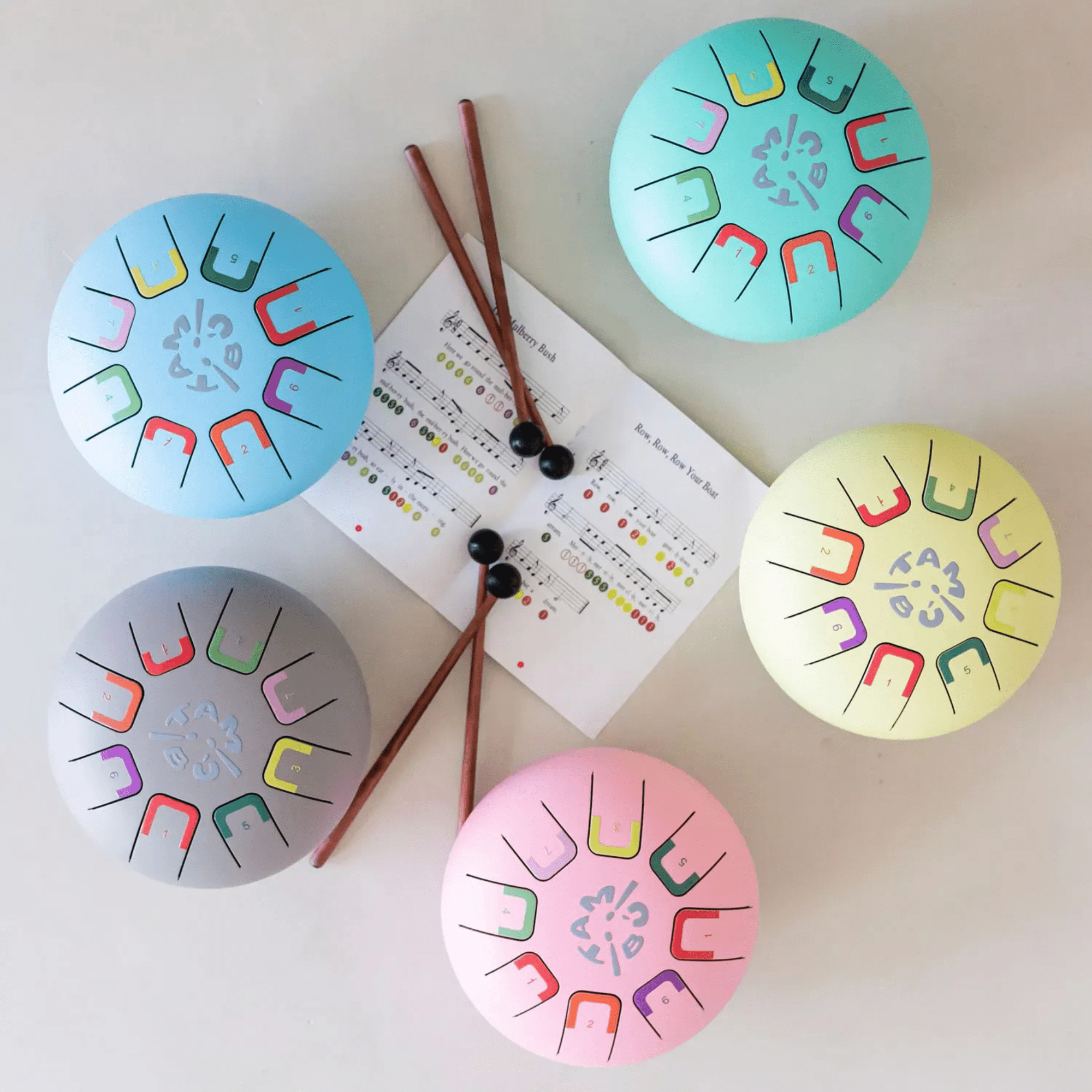 Zungentrommel Baby Tambu Sky Kite (Hellblau) JuegaConmigo - malmichbunt.de