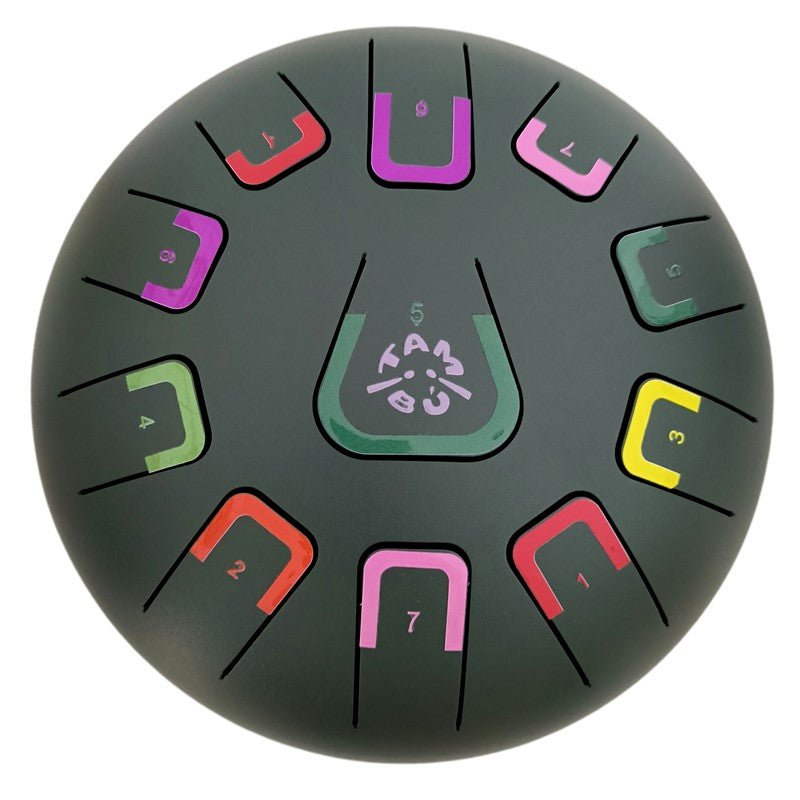 Zungentrommel Tambu Steel Drum - Wild Jungle (Jungle Green) JuegaConmigo - malmichbunt.de