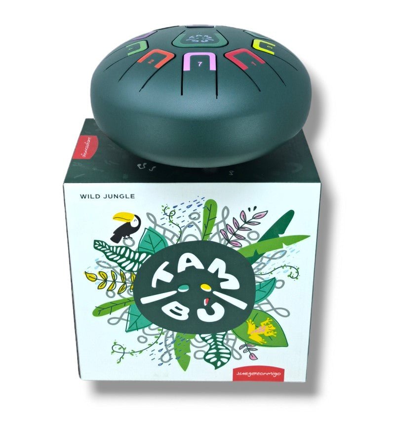 Zungentrommel Tambu Steel Drum - Wild Jungle (Jungle Green) JuegaConmigo - malmichbunt.de