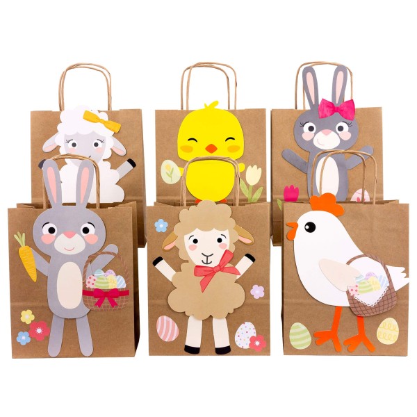 DIY Geschenktüten Ostern Tiere